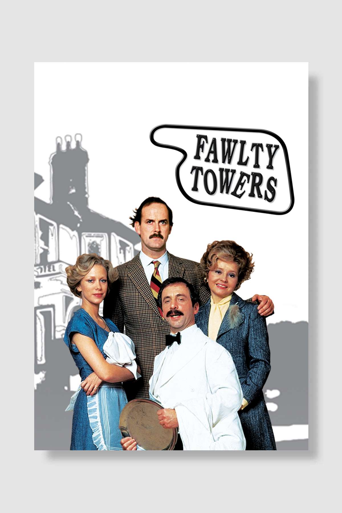 Fawlty Towers Dizi Poster Çerçevesiz Yüksek Kalite Dizi Afiş Duvar Poster