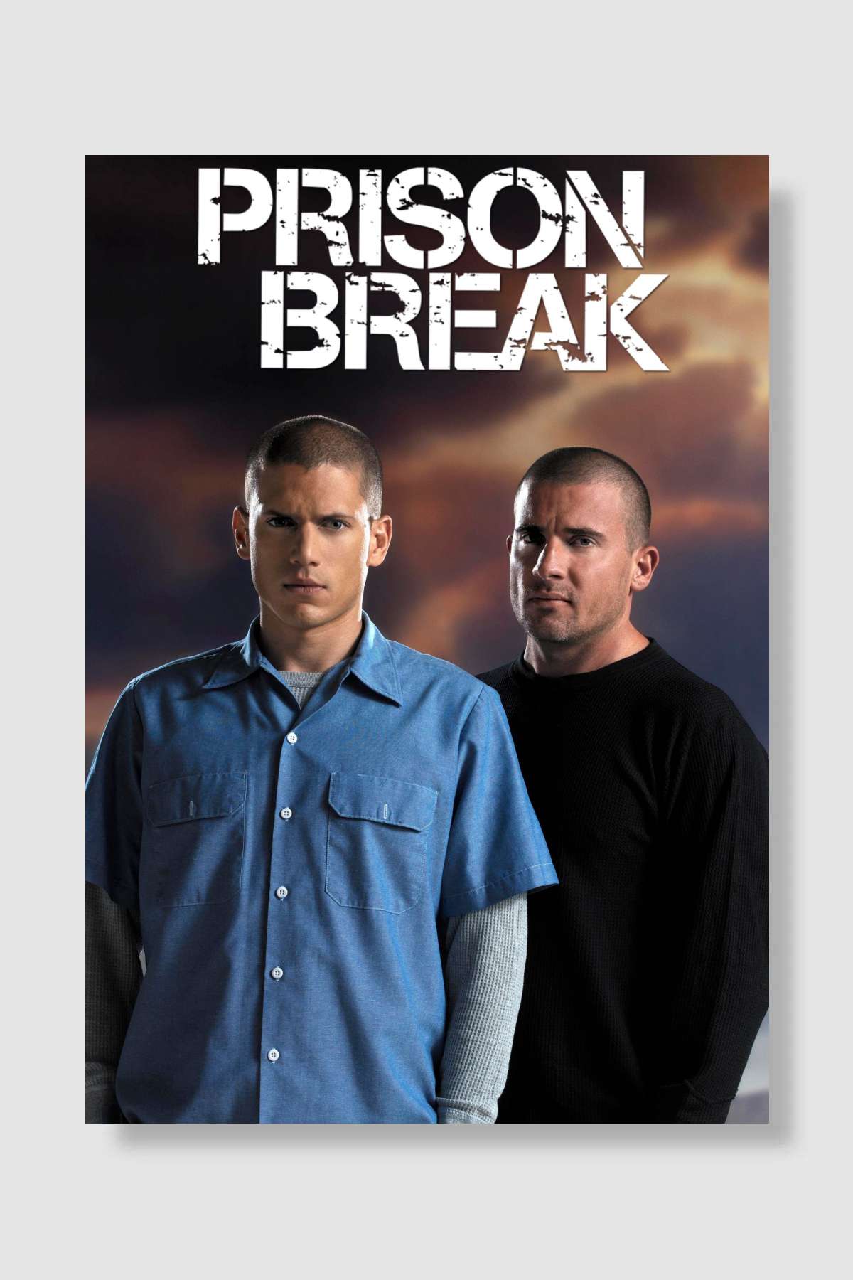 Prison Break Dizi Poster Çerçevesiz Yüksek Kalite Dizi Afiş Duvar Poster