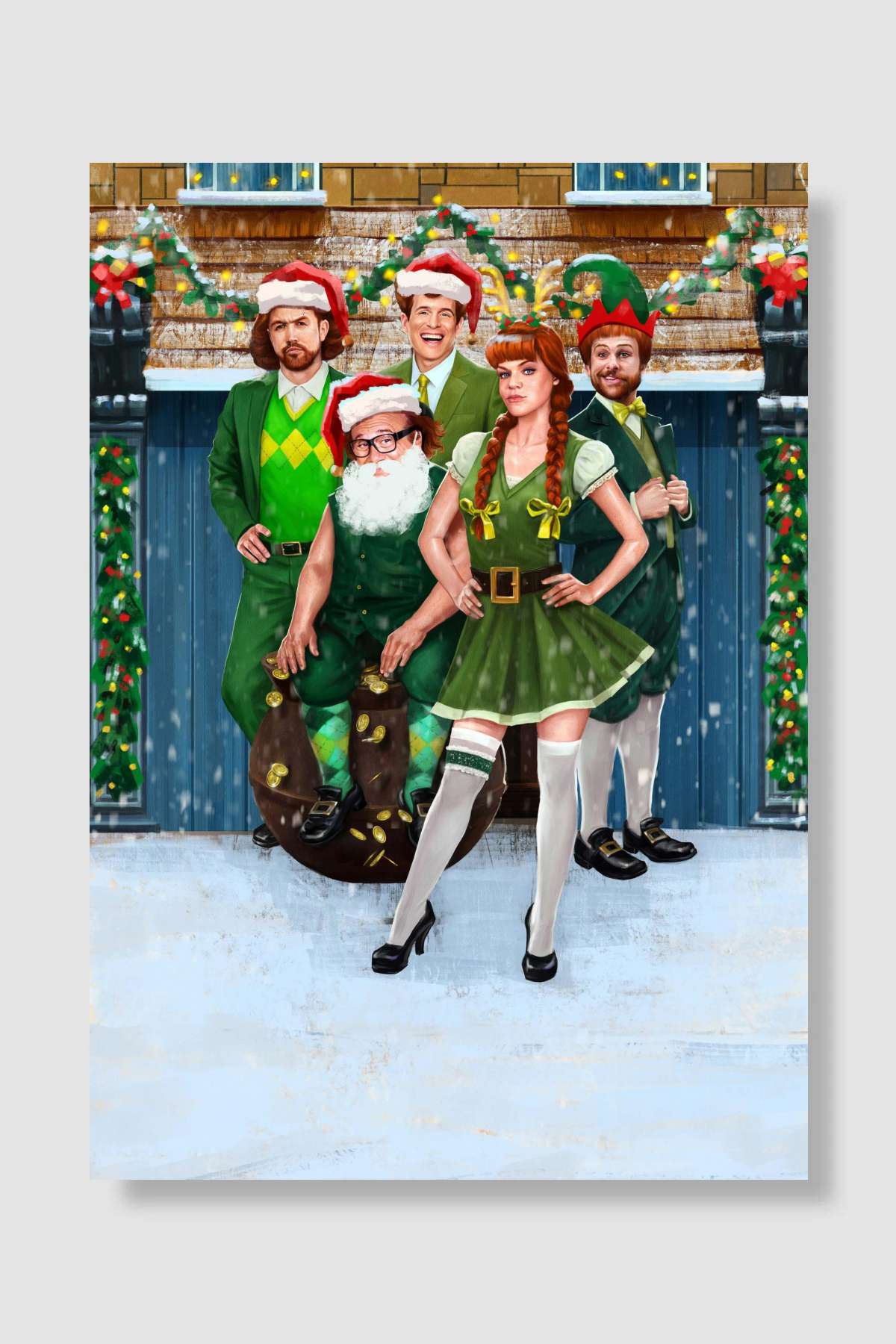 It's Always Sunny in Philadelphia Dizi Poster Çerçevesiz Yüksek Kalite Dizi Afiş Duvar Poster