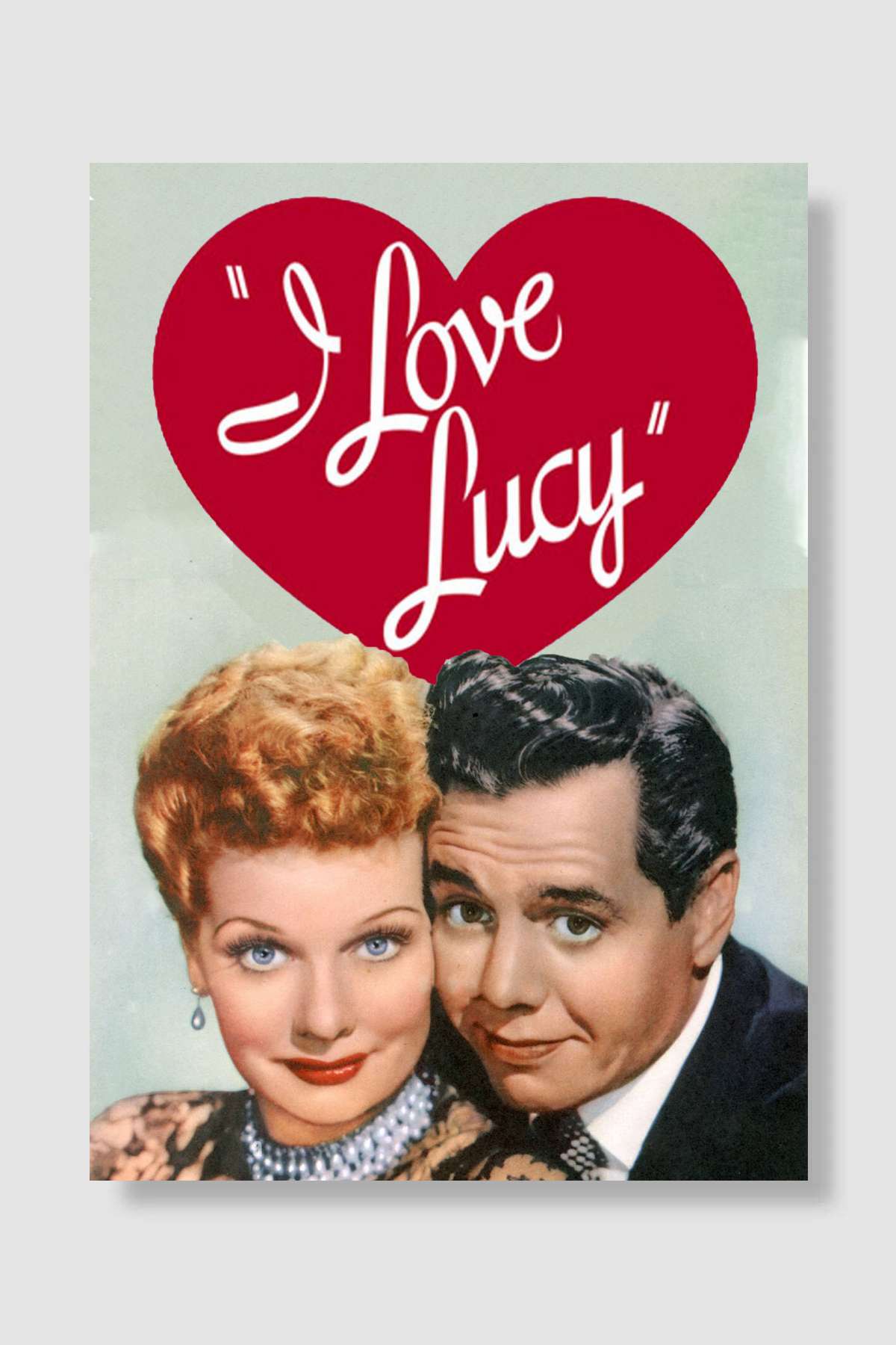 I Love Lucy Dizi Poster Çerçevesiz Yüksek Kalite Dizi Afiş Duvar Poster