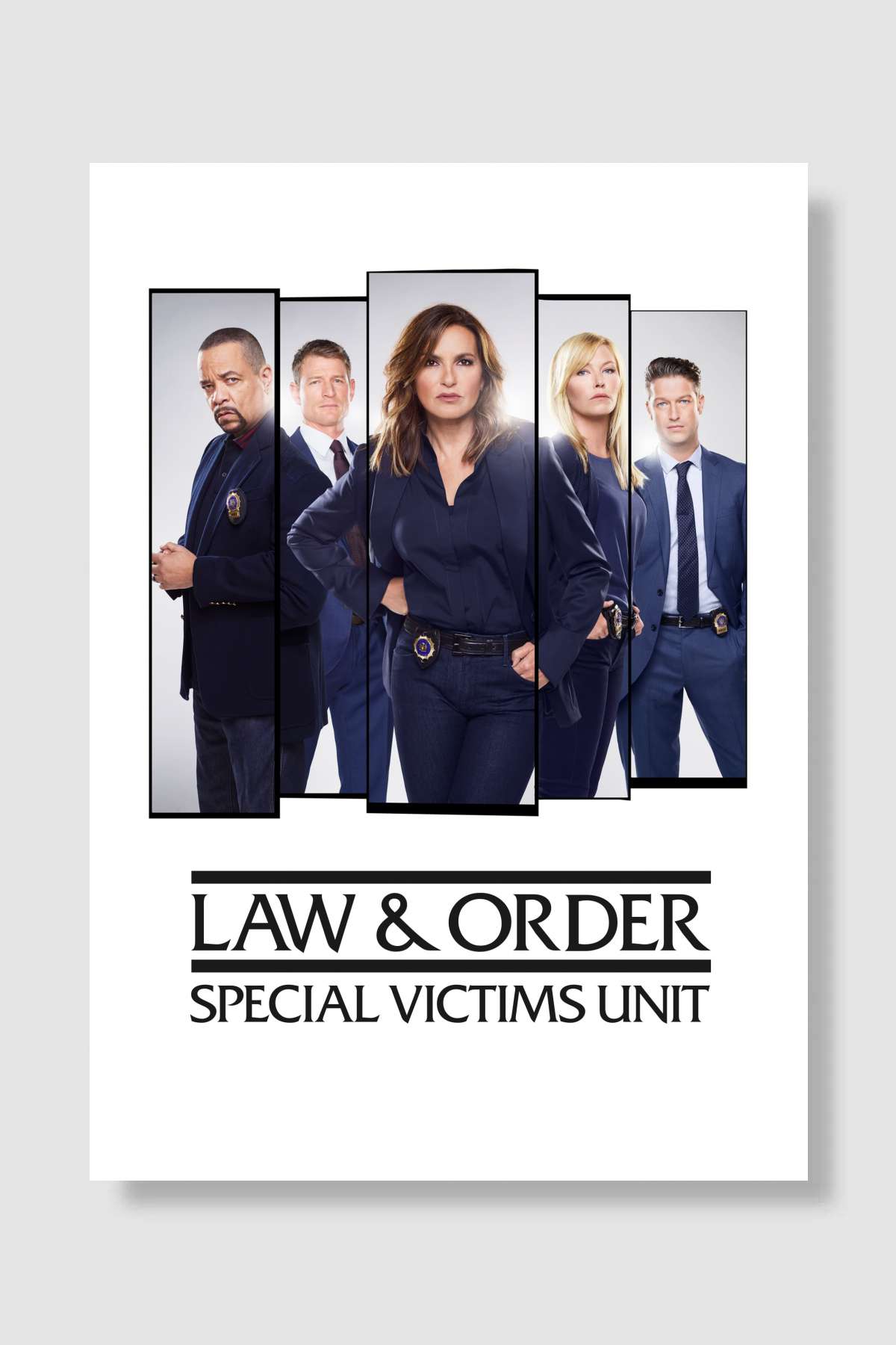 Law & Order: Special Victims Unit Dizi Poster Çerçevesiz Yüksek Kalite Dizi Afiş Duvar Poster