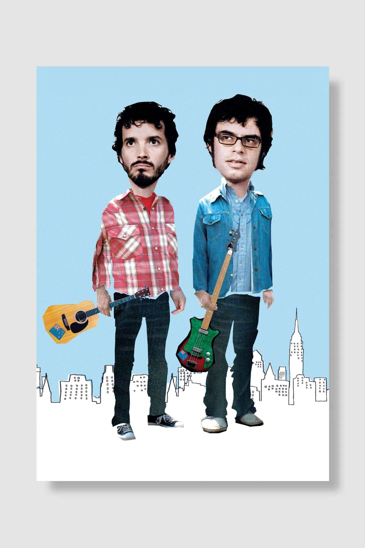 Flight of the Conchords Dizi Poster Çerçevesiz Yüksek Kalite Dizi Afiş Duvar Poster