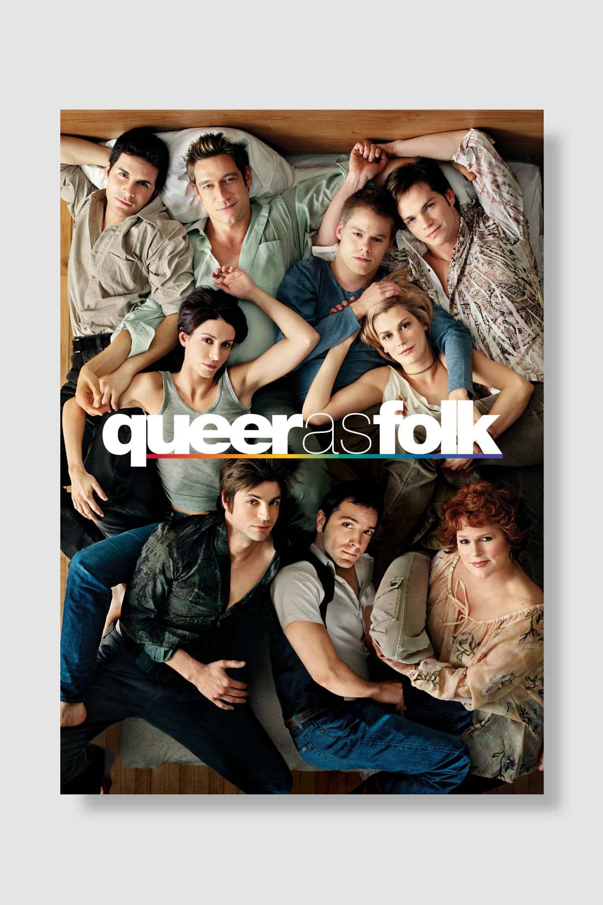Queer As Folk Dizi Poster Çerçevesiz Yüksek Kalite Dizi Afiş Duvar Poster