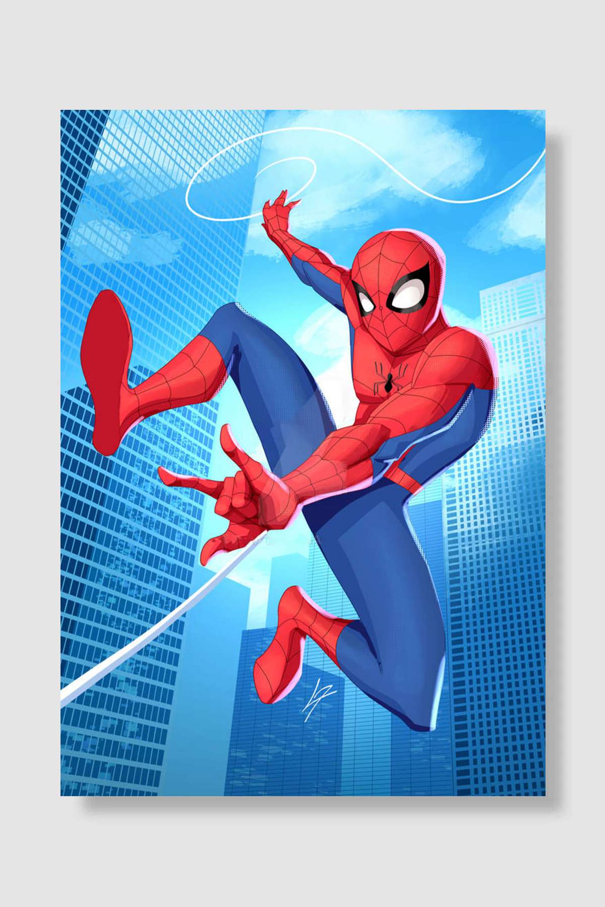 The Spectacular Spider-Man Dizi Poster Çerçevesiz Yüksek Kalite Dizi Afiş Duvar Poster