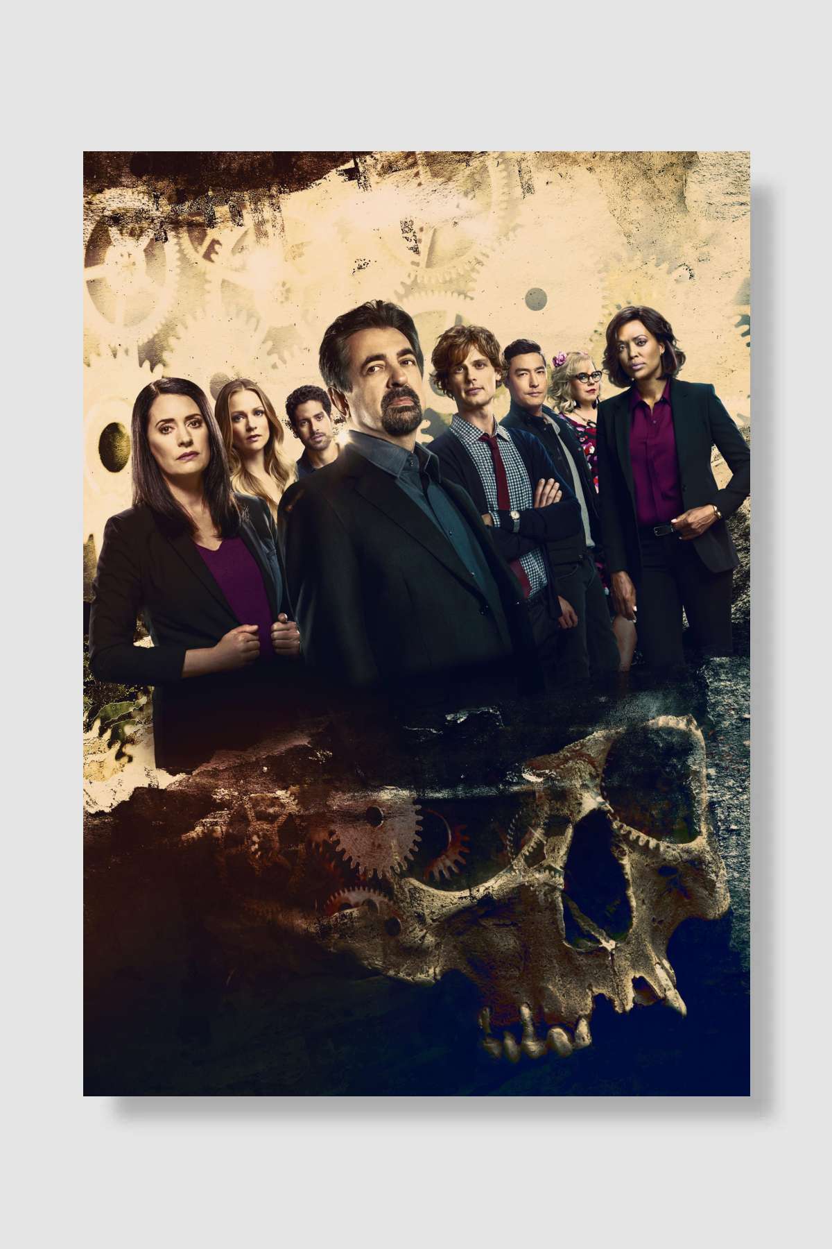 Criminal Minds Dizi Poster Çerçevesiz Yüksek Kalite Dizi Afiş Duvar Poster