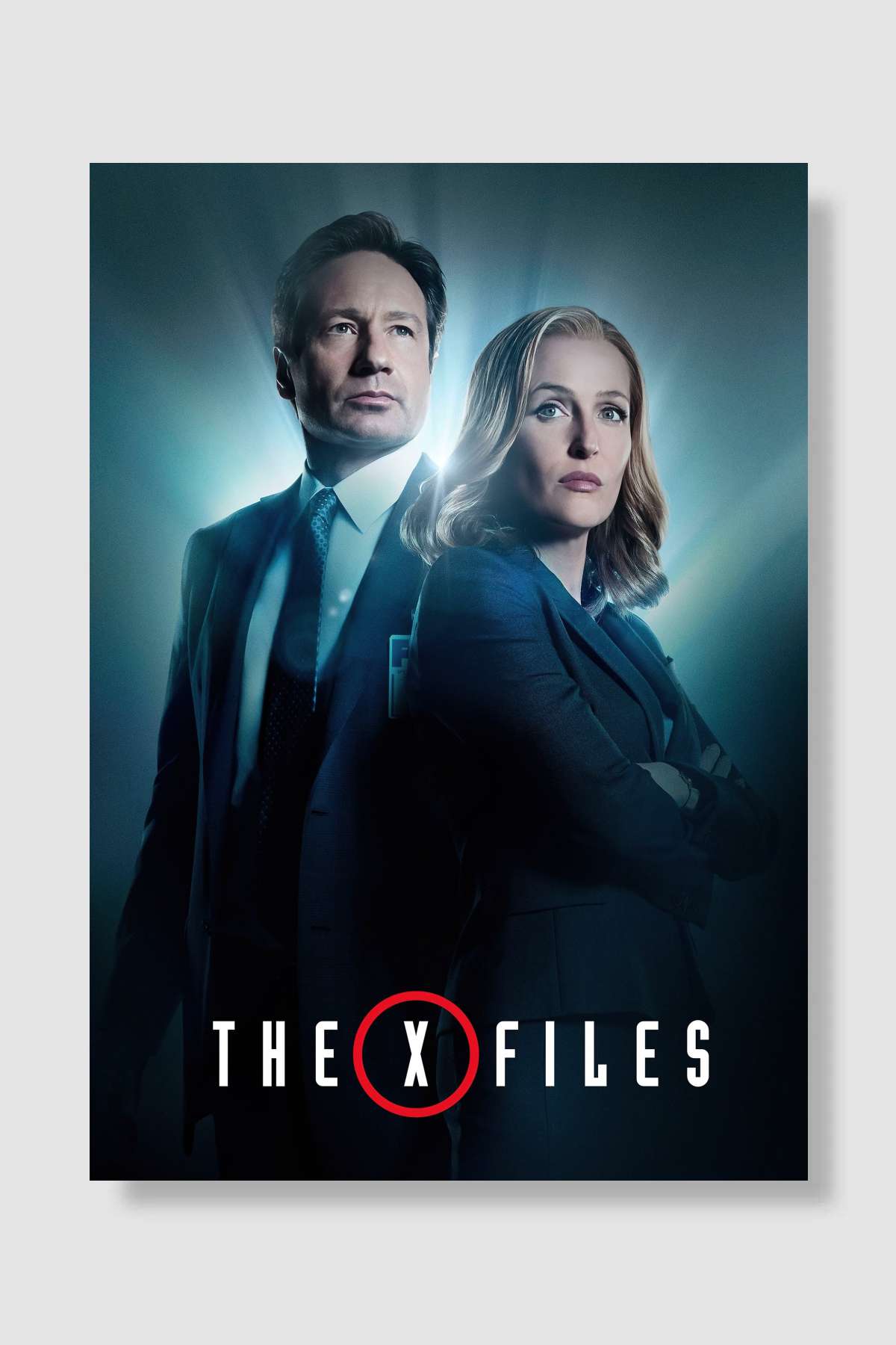 The X-Files Dizi Poster Çerçevesiz Yüksek Kalite Dizi Afiş Duvar Poster