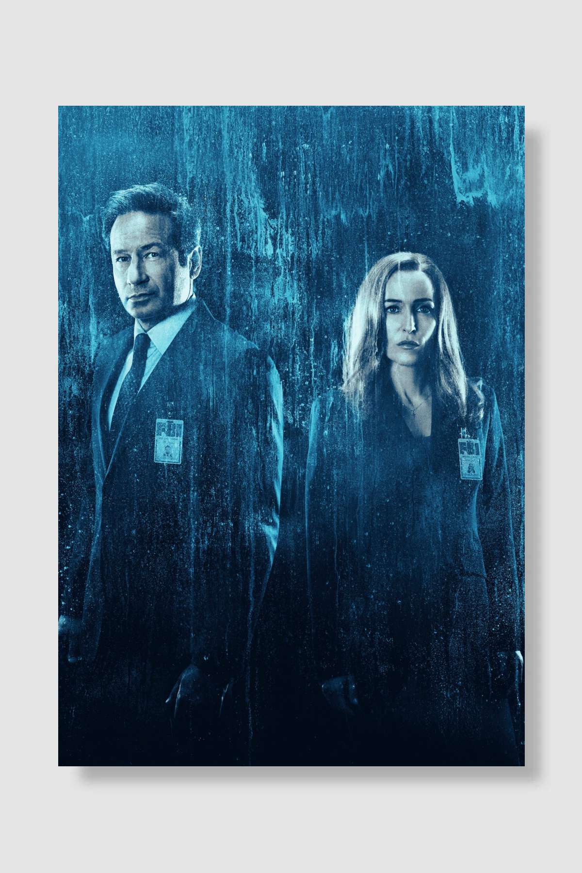 The X-Files Dizi Poster Çerçevesiz Yüksek Kalite Dizi Afiş Duvar Poster