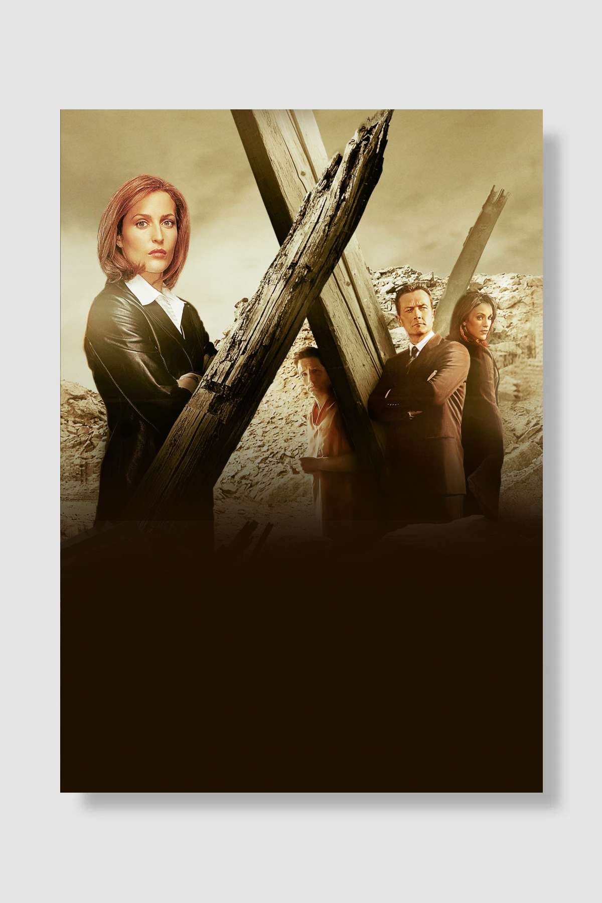 The X-Files Dizi Poster Çerçevesiz Yüksek Kalite Dizi Afiş Duvar Poster