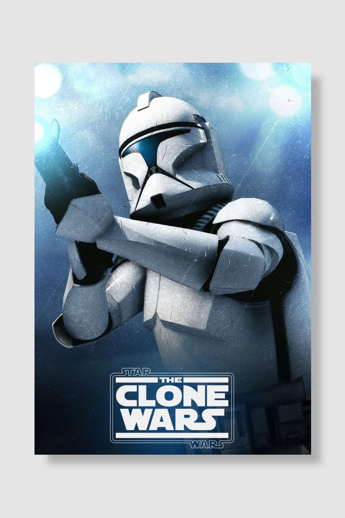 Star Wars: Klon Savaşları - Star Wars: The Clone Wars Dizi Poster Çerçevesiz Yüksek Kalite Dizi Afiş Duvar Poster - En İyi Fiyatlarla