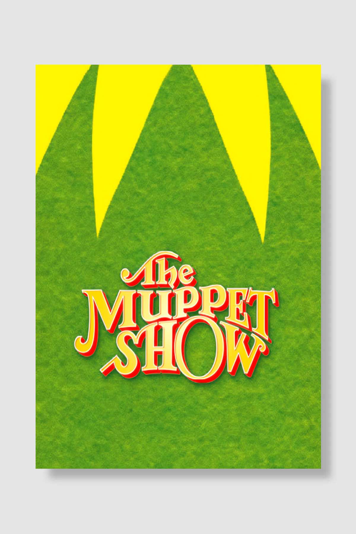 Muppet Şov - The Muppet Show Dizi Poster Çerçevesiz Yüksek Kalite Dizi Afiş Duvar Poster