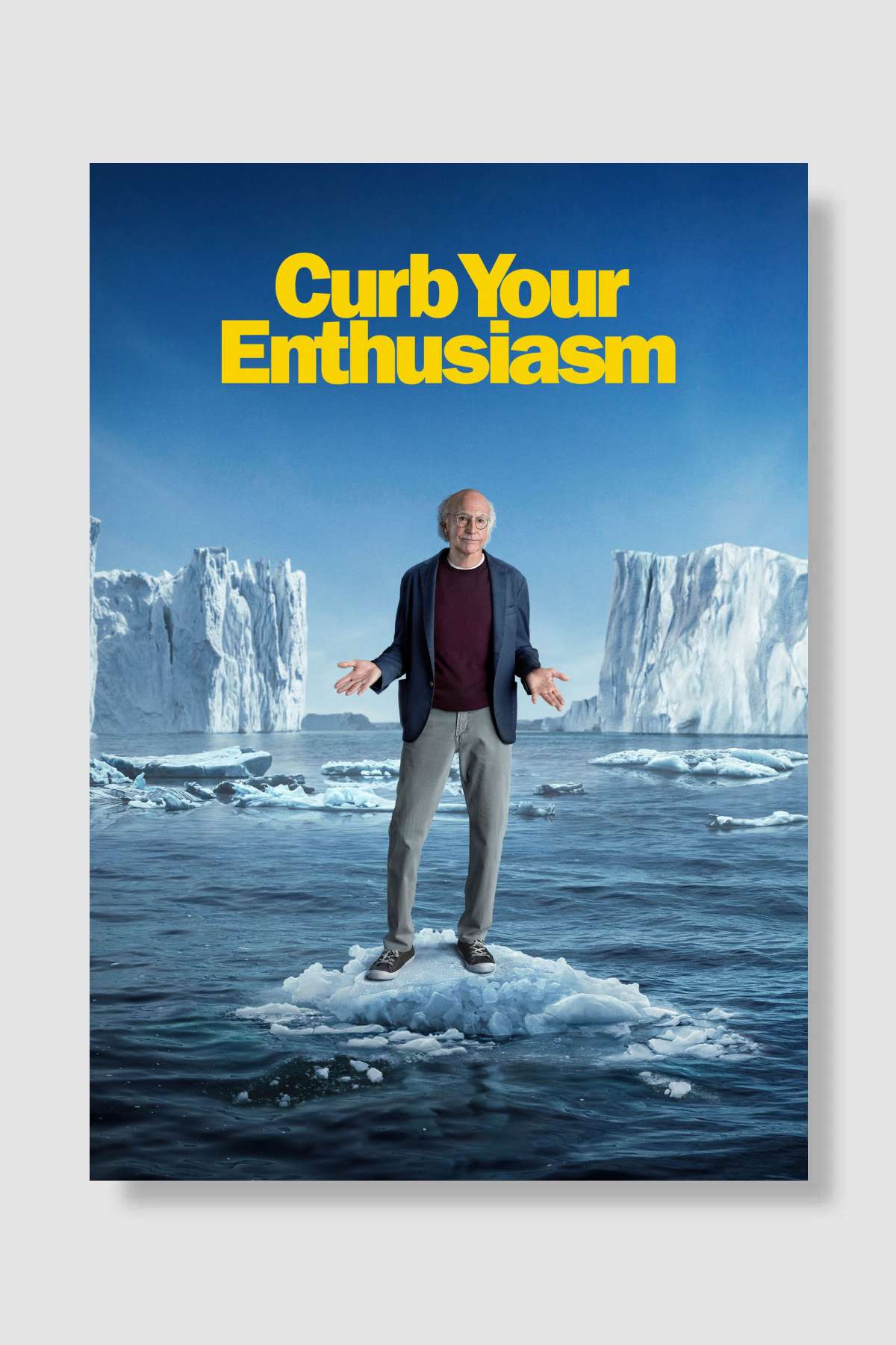 Curb Your Enthusiasm Dizi Poster Çerçevesiz Yüksek Kalite Dizi Afiş Duvar Poster