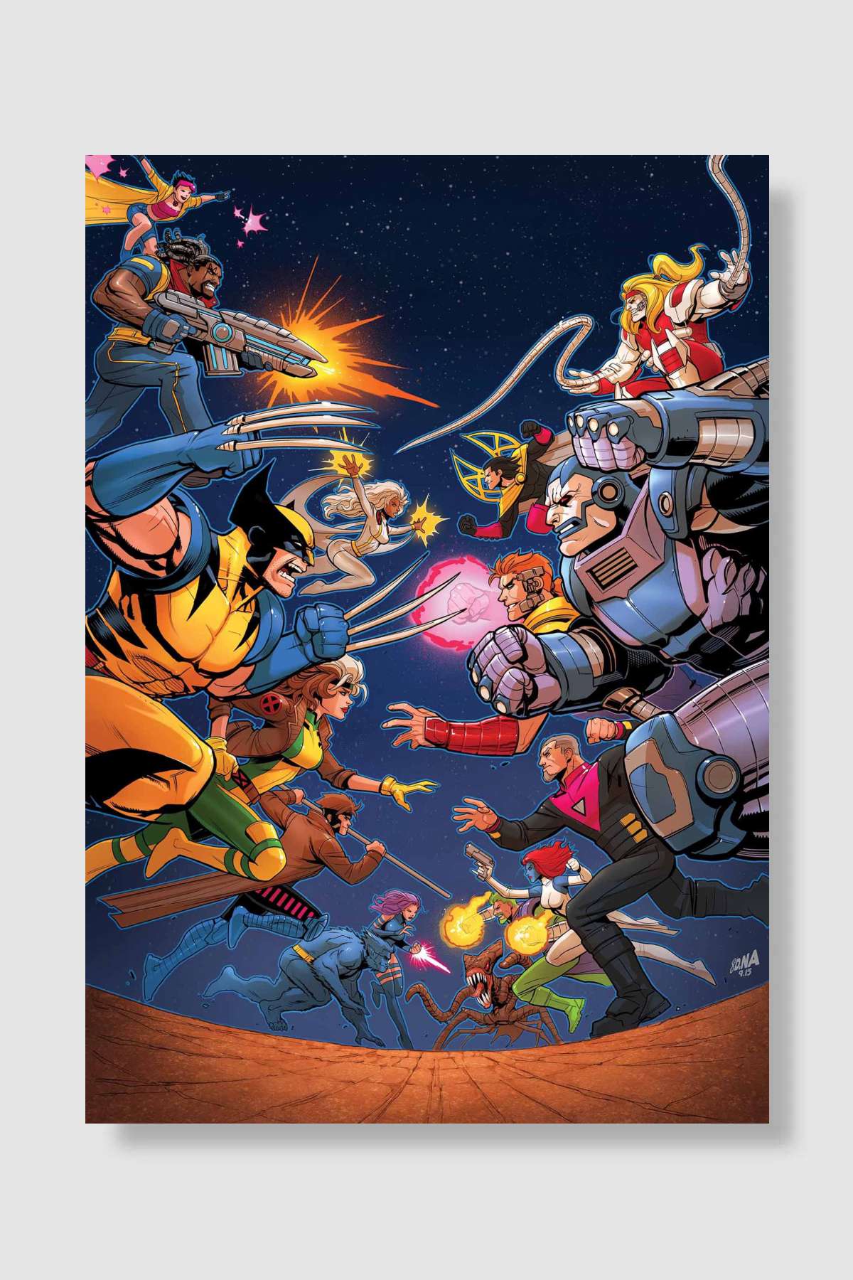 X-Men Dizi Poster Çerçevesiz Yüksek Kalite Dizi Afiş Duvar Poster