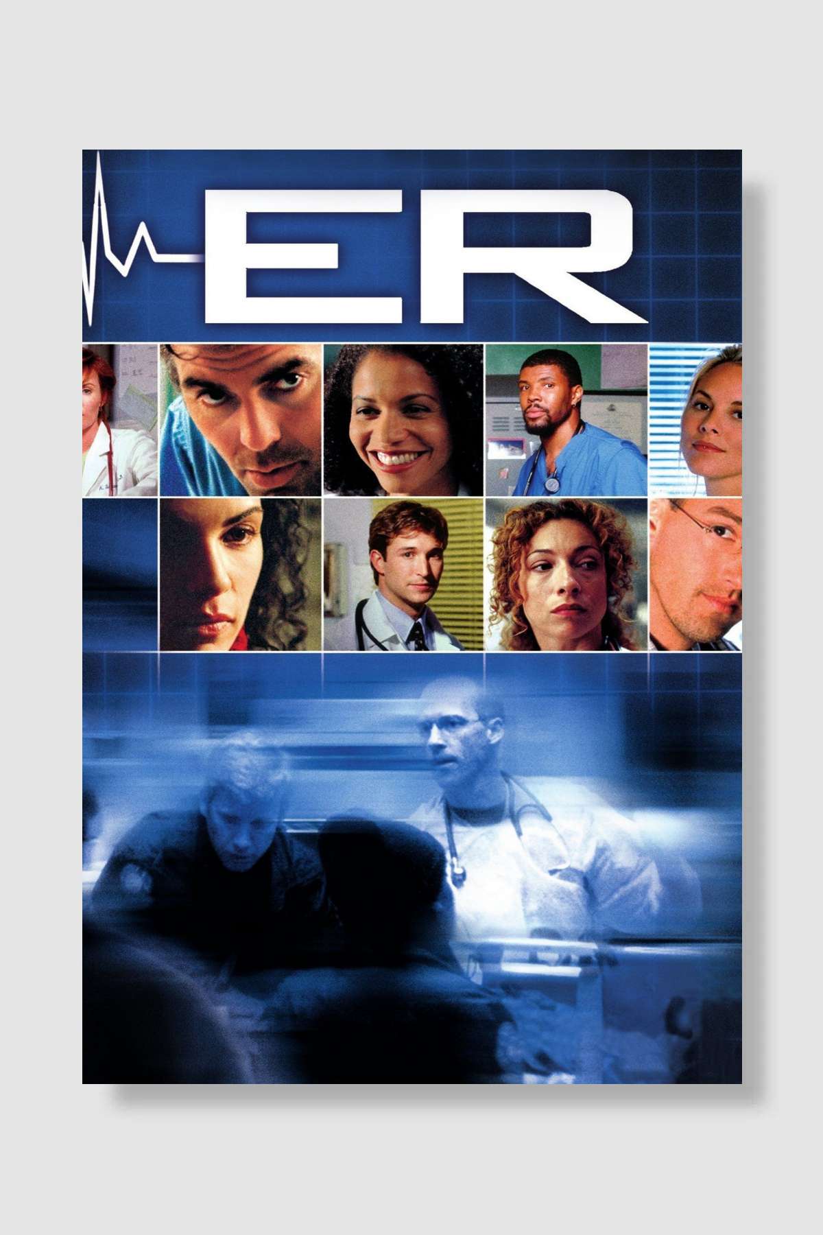 ER Dizi Poster Çerçevesiz Yüksek Kalite Dizi Afiş Duvar Poster