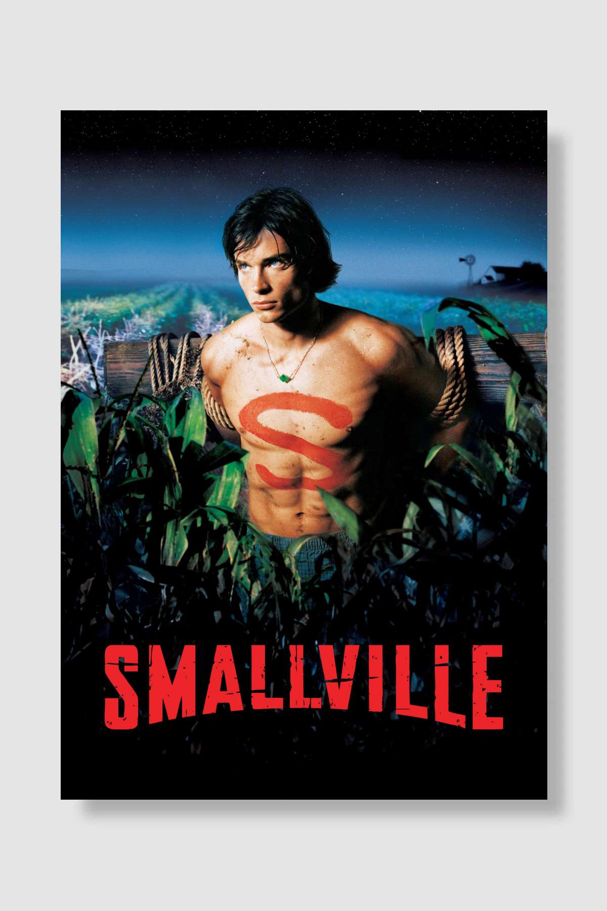 Smallville Dizi Poster Çerçevesiz Yüksek Kalite Dizi Afiş Duvar Poster