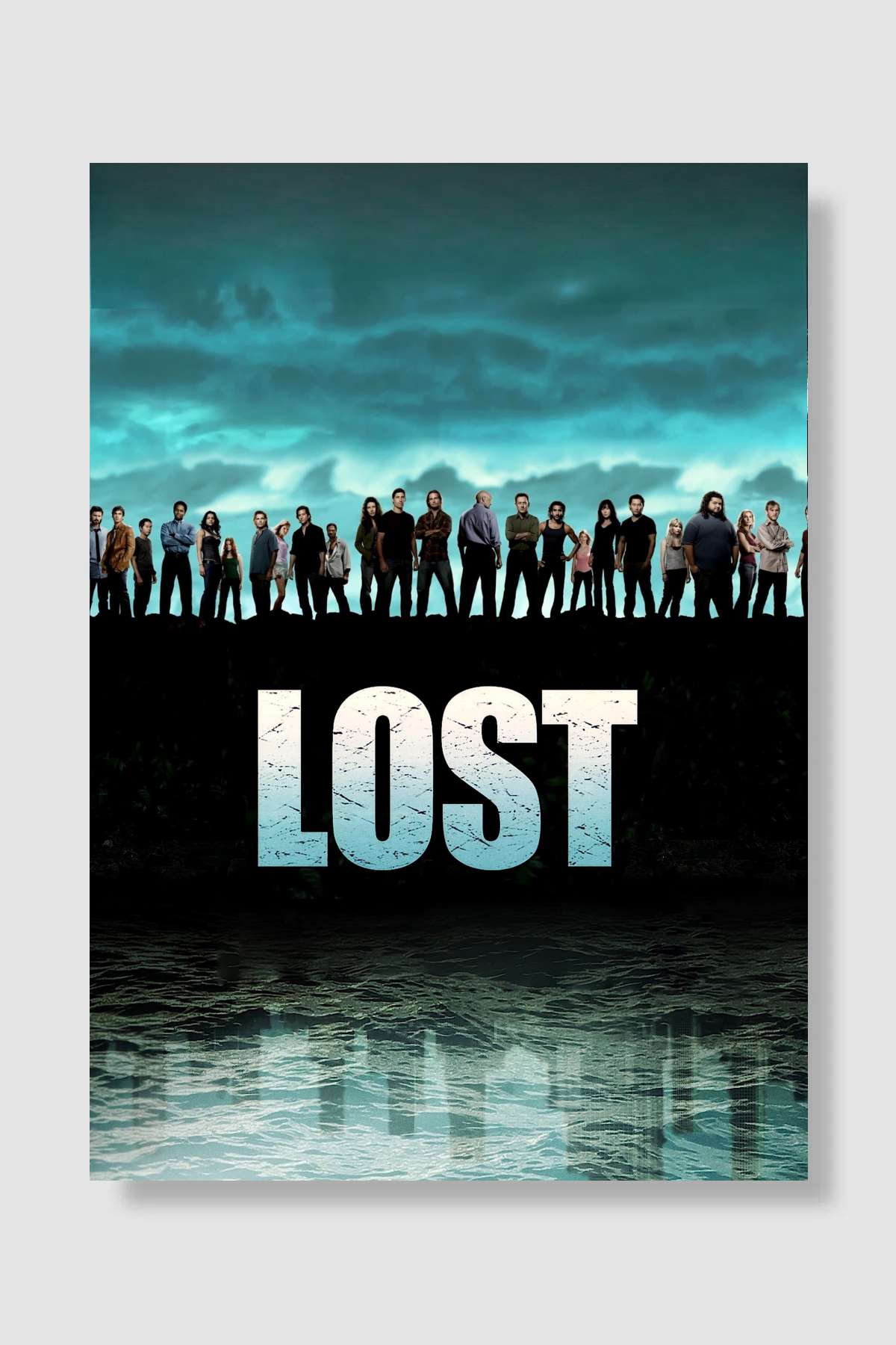 Lost Dizi Poster Çerçevesiz Yüksek Kalite Dizi Afiş Duvar Poster