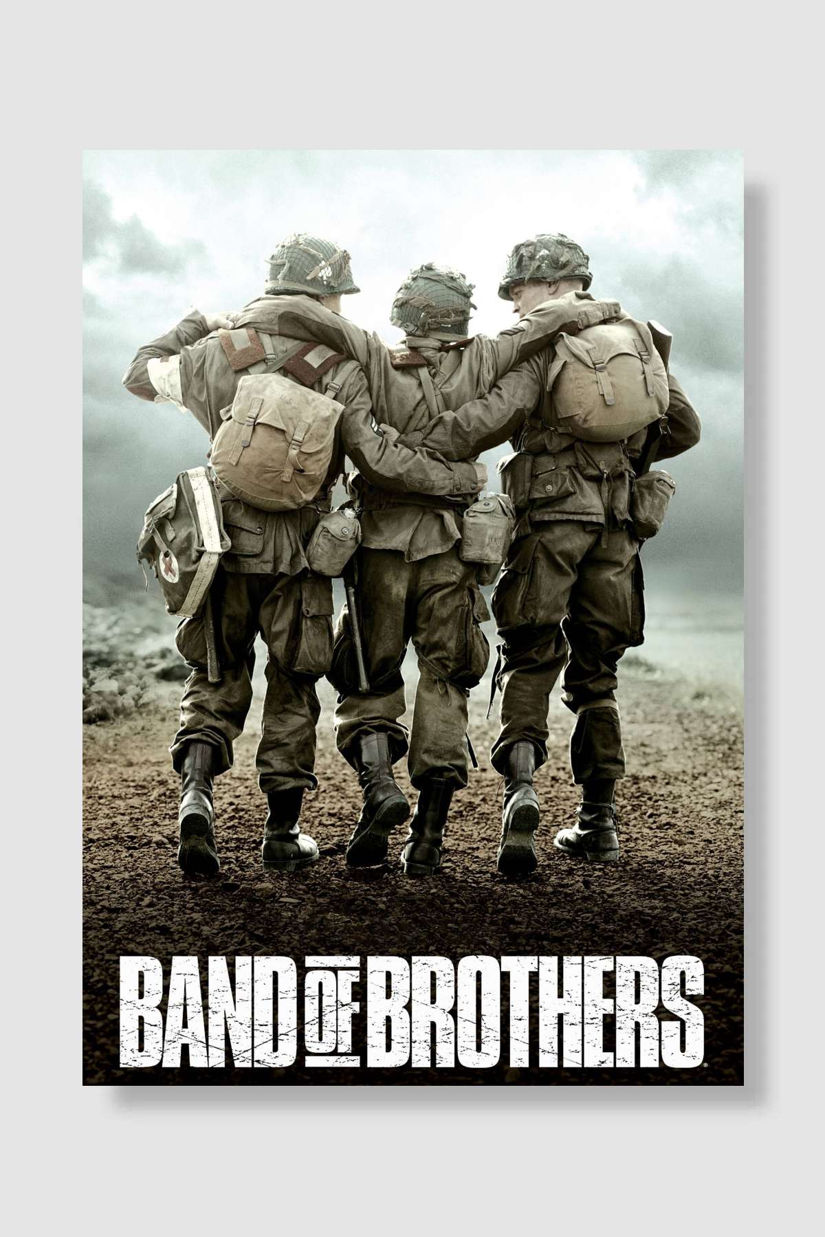 Kardeşler Takımı - Band of Brothers Dizi Poster Çerçevesiz Yüksek Kalite Dizi Afiş Duvar Poster