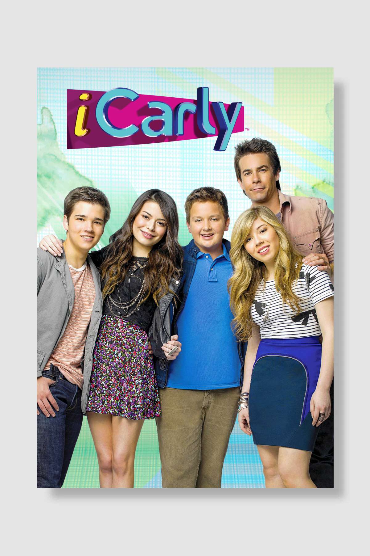 iCarly Dizi Poster Çerçevesiz Yüksek Kalite Dizi Afiş Duvar Poster