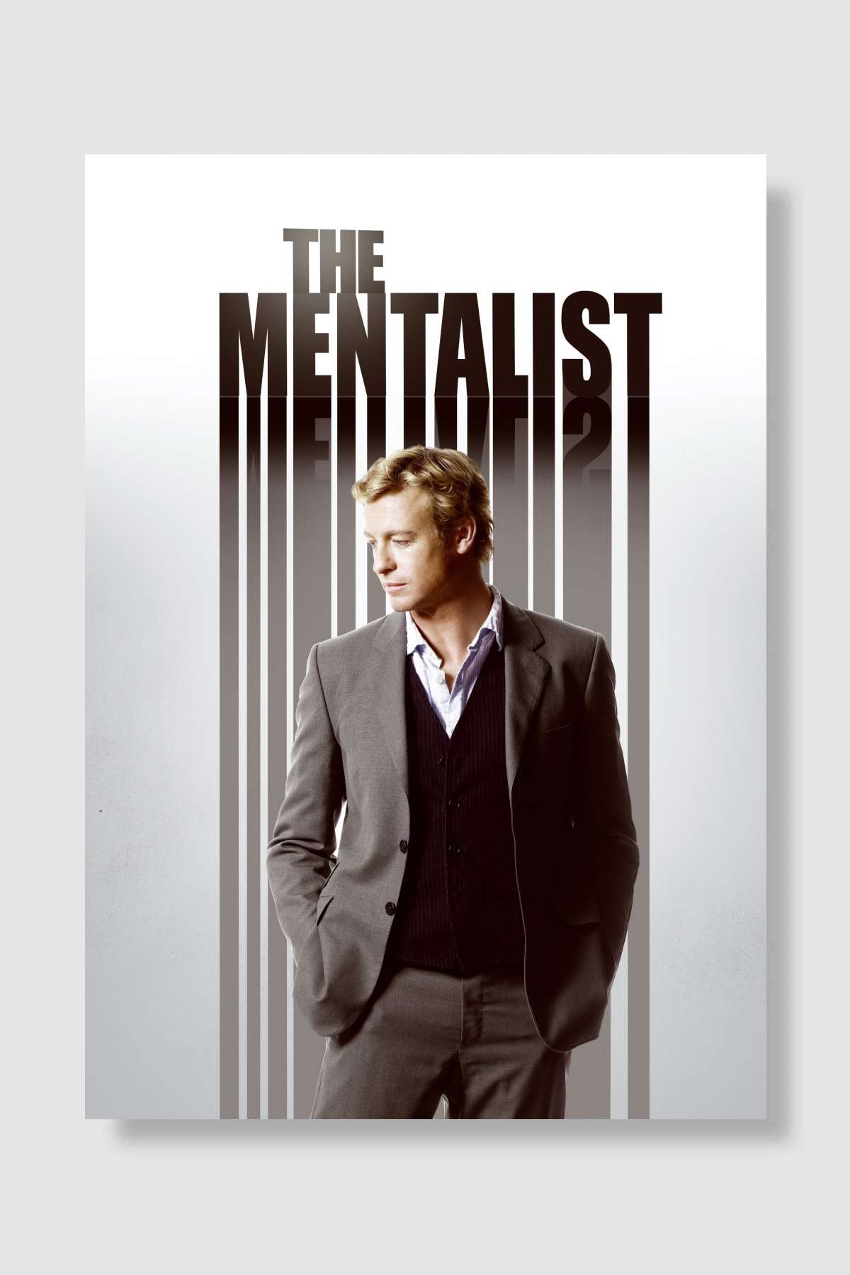 The Mentalist Dizi Poster Çerçevesiz Yüksek Kalite Dizi Afiş Duvar Poster