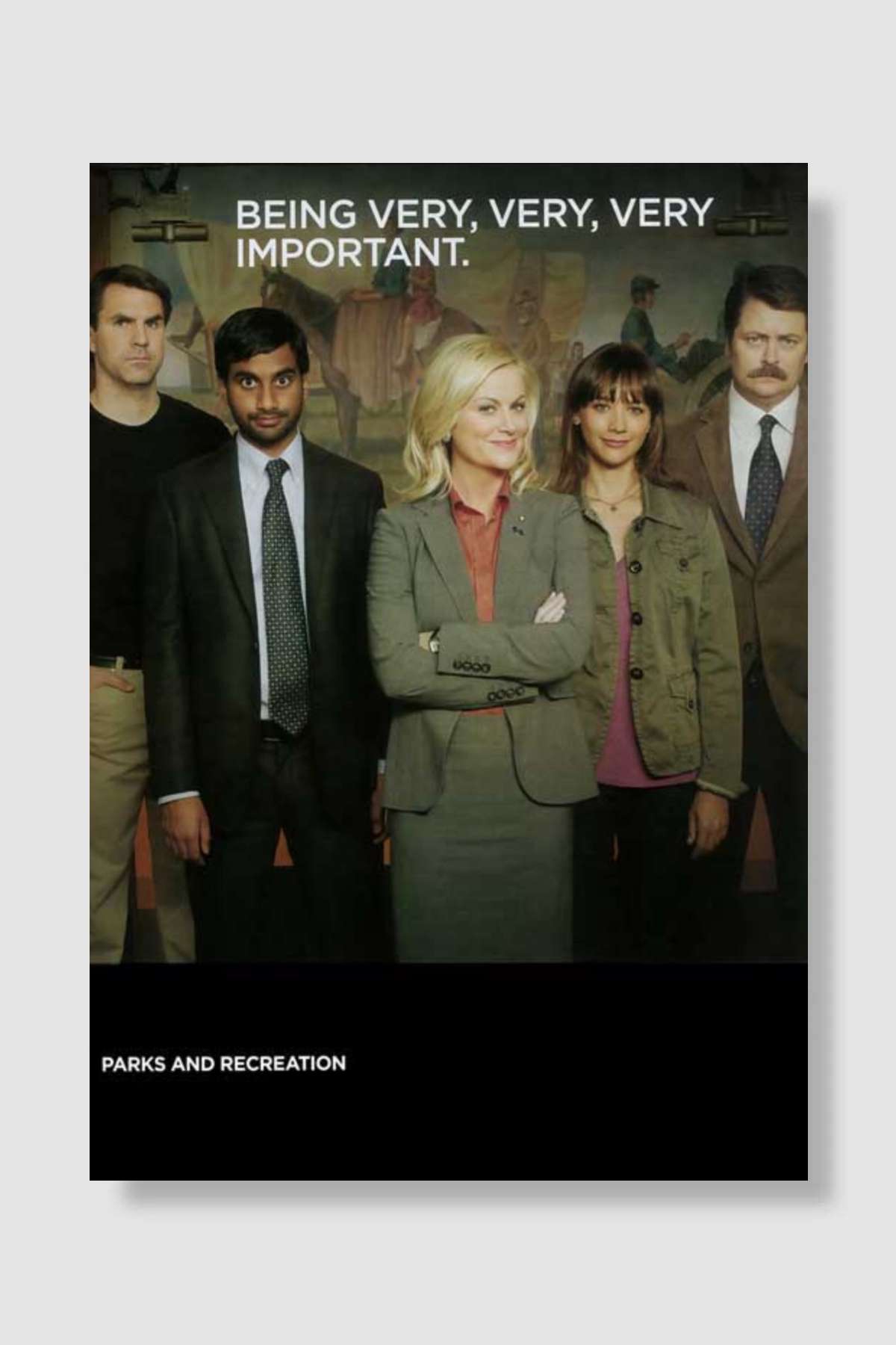 Parks and Recreation Dizi Poster Çerçevesiz Yüksek Kalite Dizi Afiş Duvar Poster