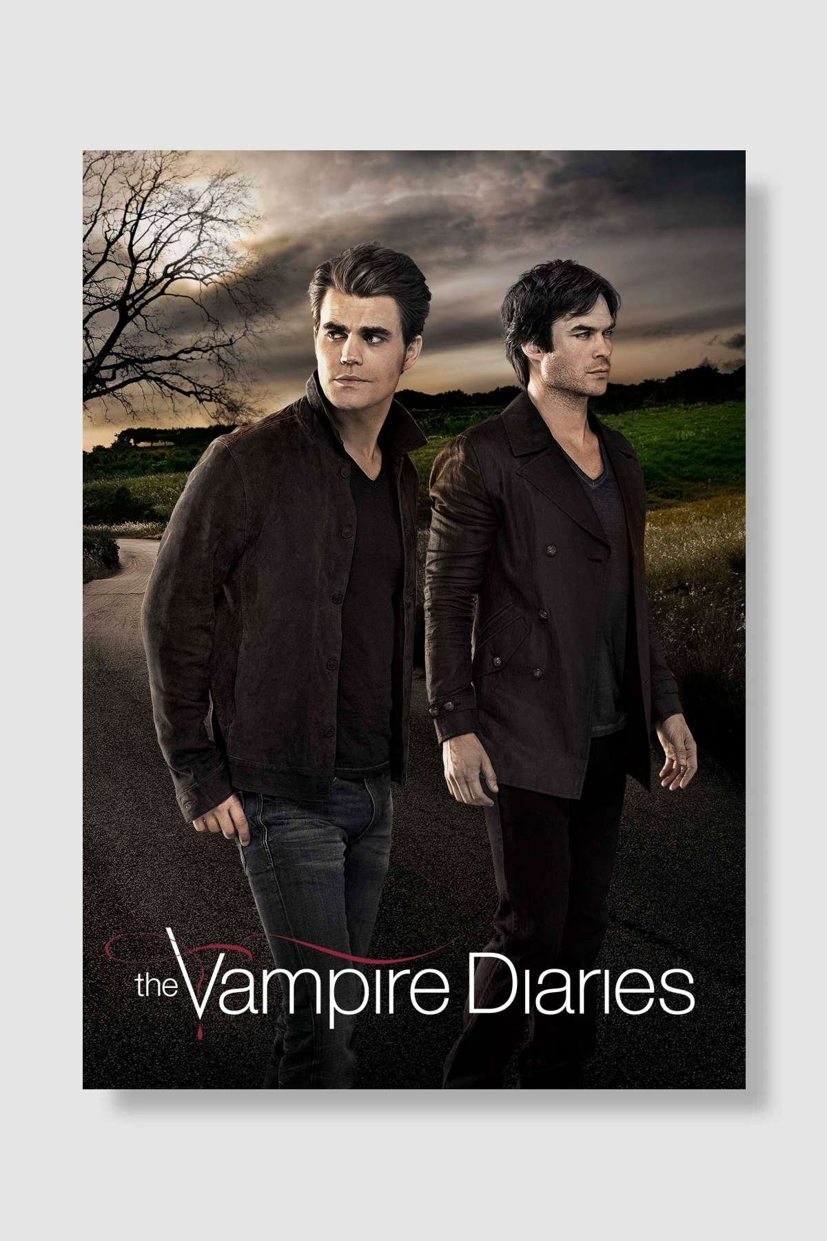 The Vampire Diaries Dizi Poster Çerçevesiz Yüksek Kalite Dizi Afiş Duvar Poster