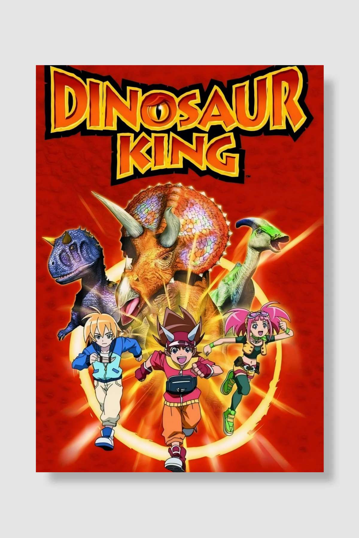 古代王者恐竜キング Dキッズ・アドベンチャー Dizi Poster Çerçevesiz Yüksek Kalite Dizi Afiş Duvar Poster