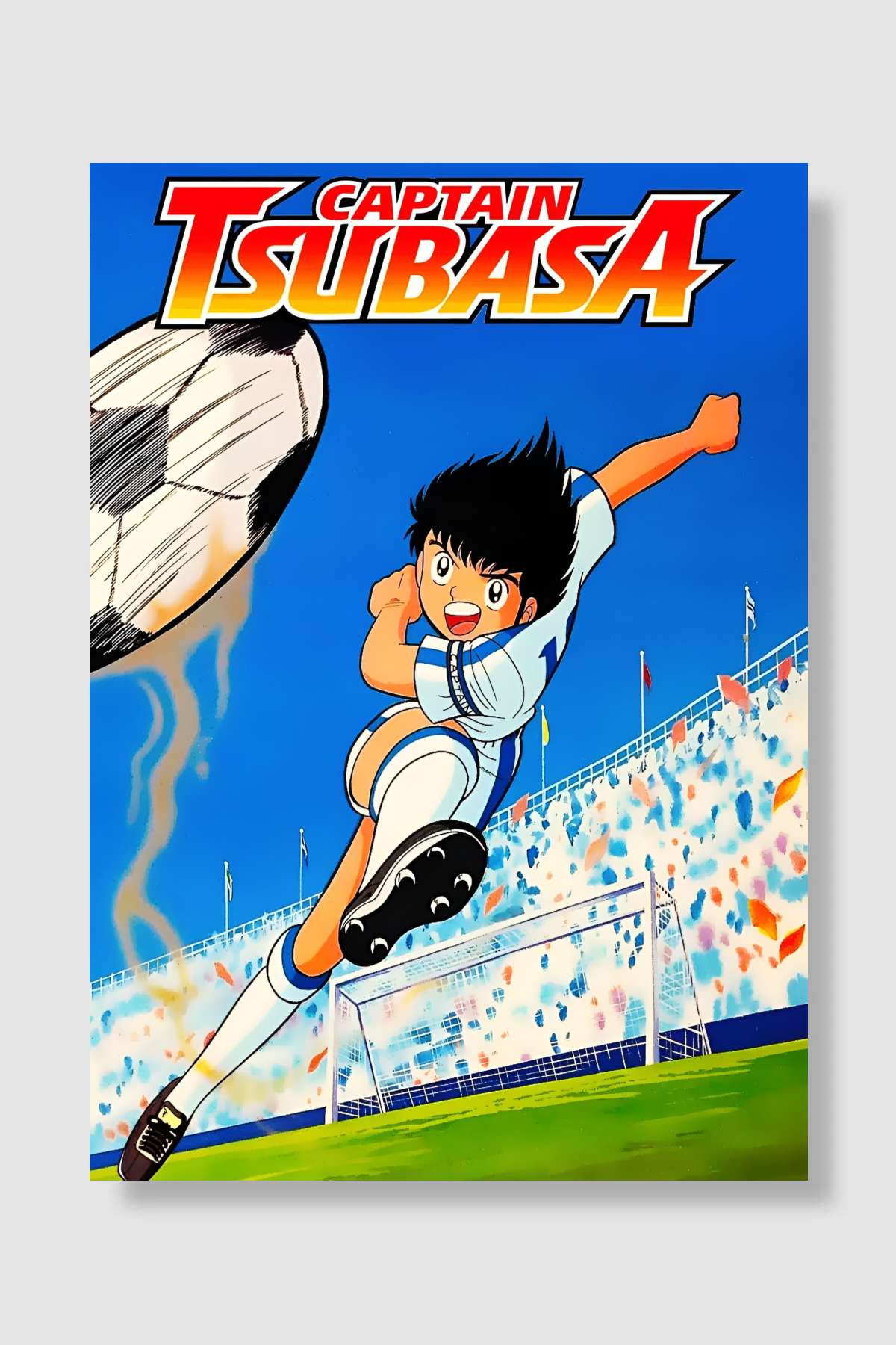 キャプテン翼 Dizi Poster Çerçevesiz Yüksek Kalite Dizi Afiş Duvar Poster