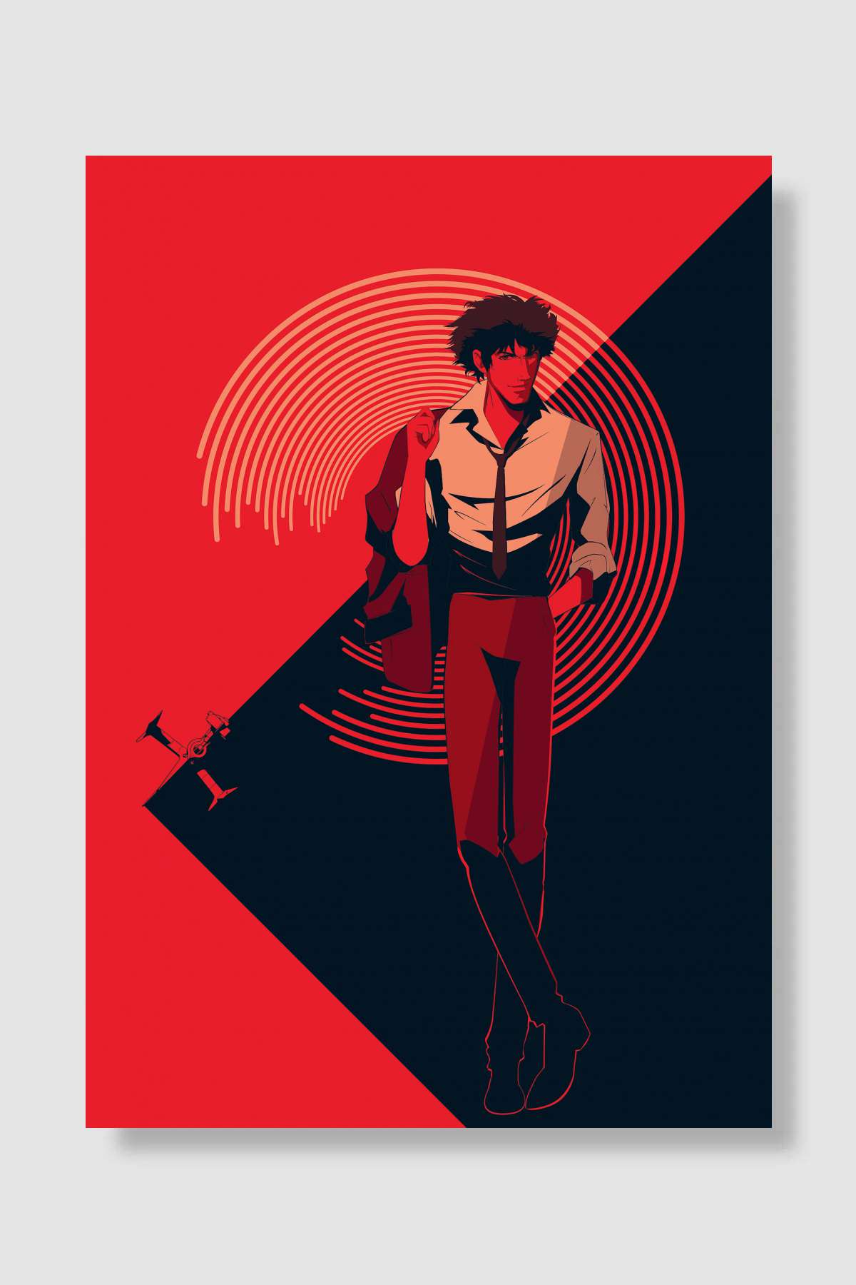 Cowboy Bebop - カウボーイビバップ Dizi Poster Çerçevesiz Yüksek Kalite Dizi Afiş Duvar Poster