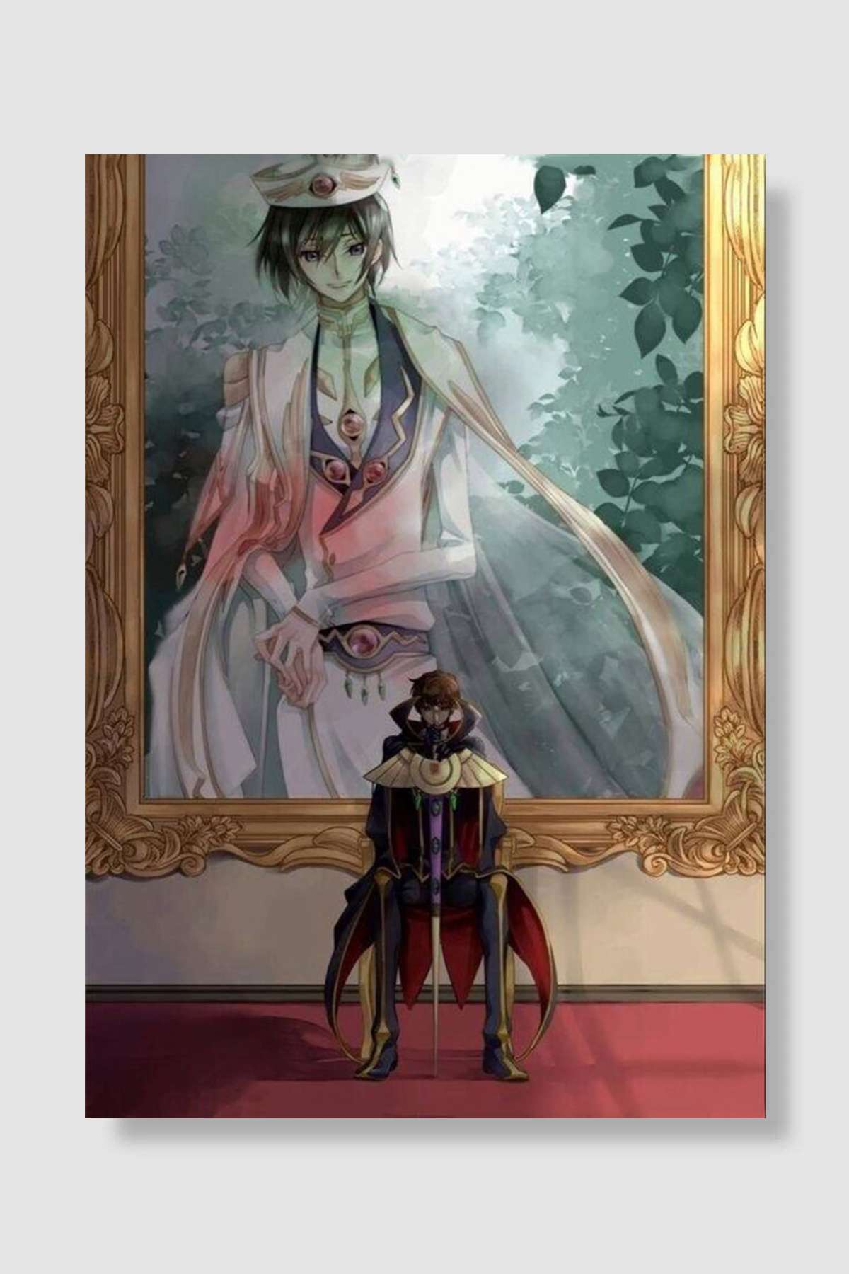 Code Geass: Lelouch of the Rebellion - コードギアス 反逆のルルーシュ Dizi Poster Çerçevesiz Yüksek Kalite Dizi Afiş Duvar Poster