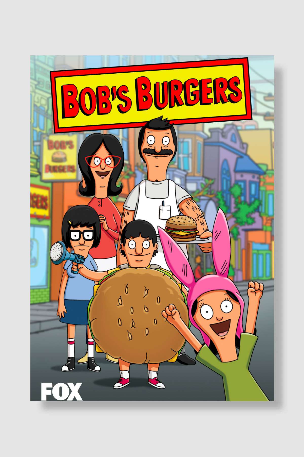 Bob's Burgers Dizi Poster Çerçevesiz Yüksek Kalite Dizi Afiş Duvar Poster