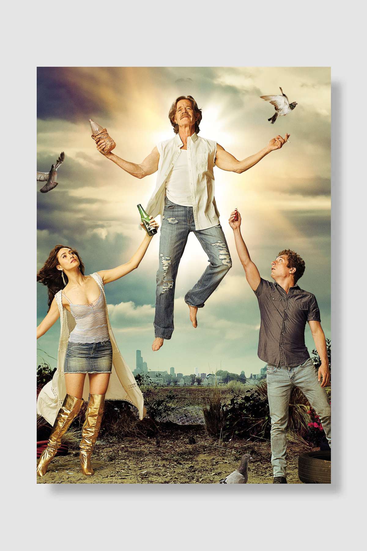 Shameless Dizi Poster Çerçevesiz Yüksek Kalite Dizi Afiş Duvar Poster