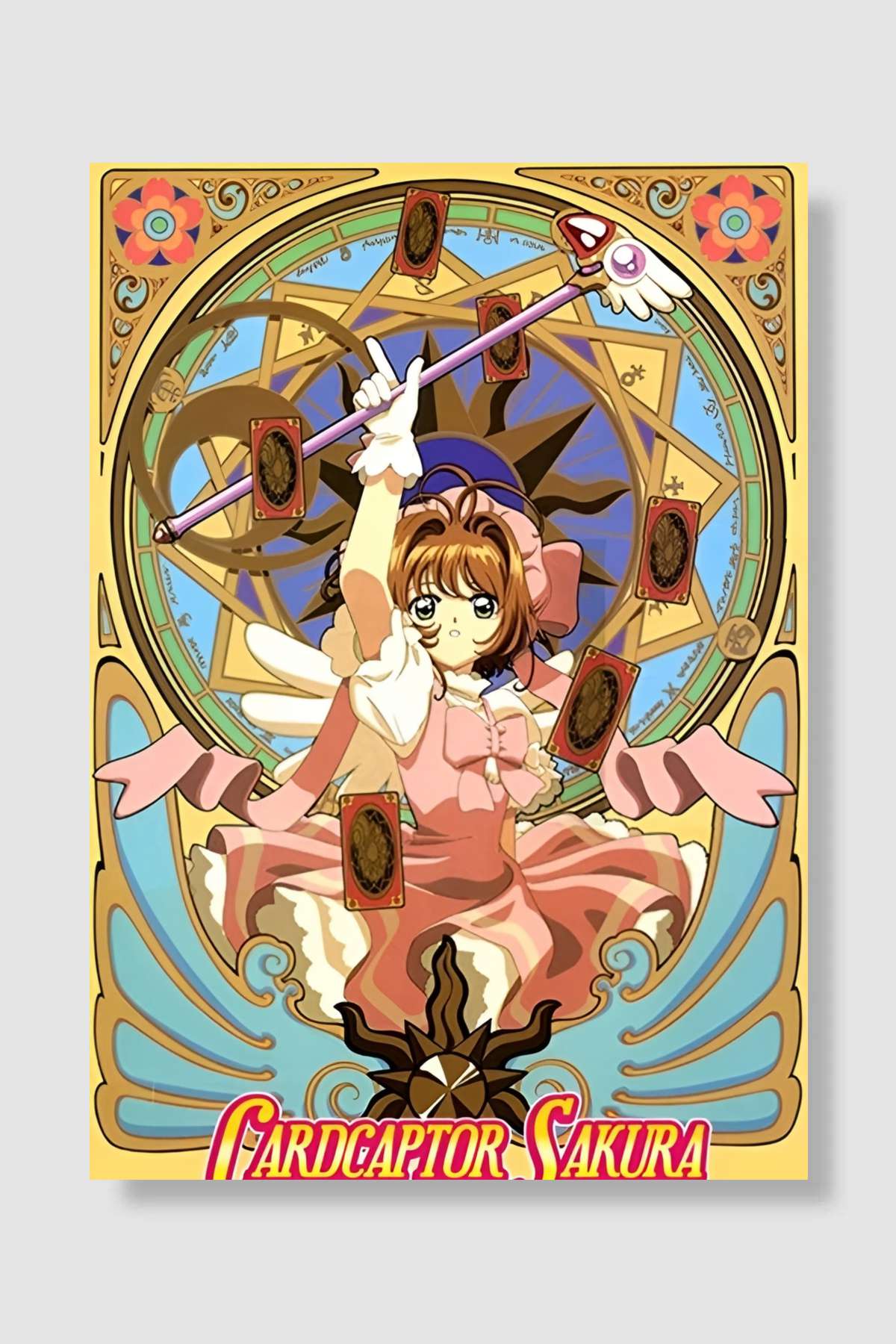 カードキャプターさくら Dizi Poster Çerçevesiz Yüksek Kalite Dizi Afiş Duvar Poster