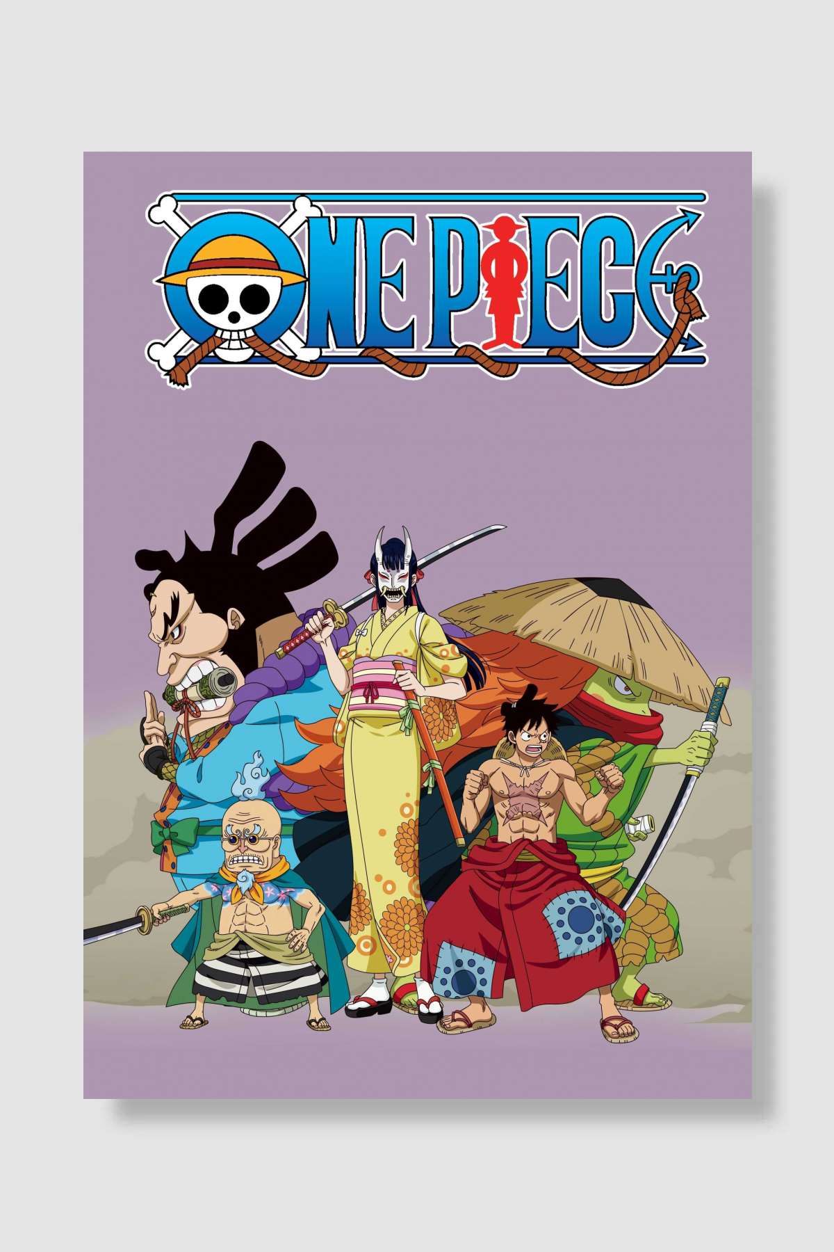 One Piece - ワンピース Dizi Poster Çerçevesiz Yüksek Kalite Dizi Afiş Duvar Poster