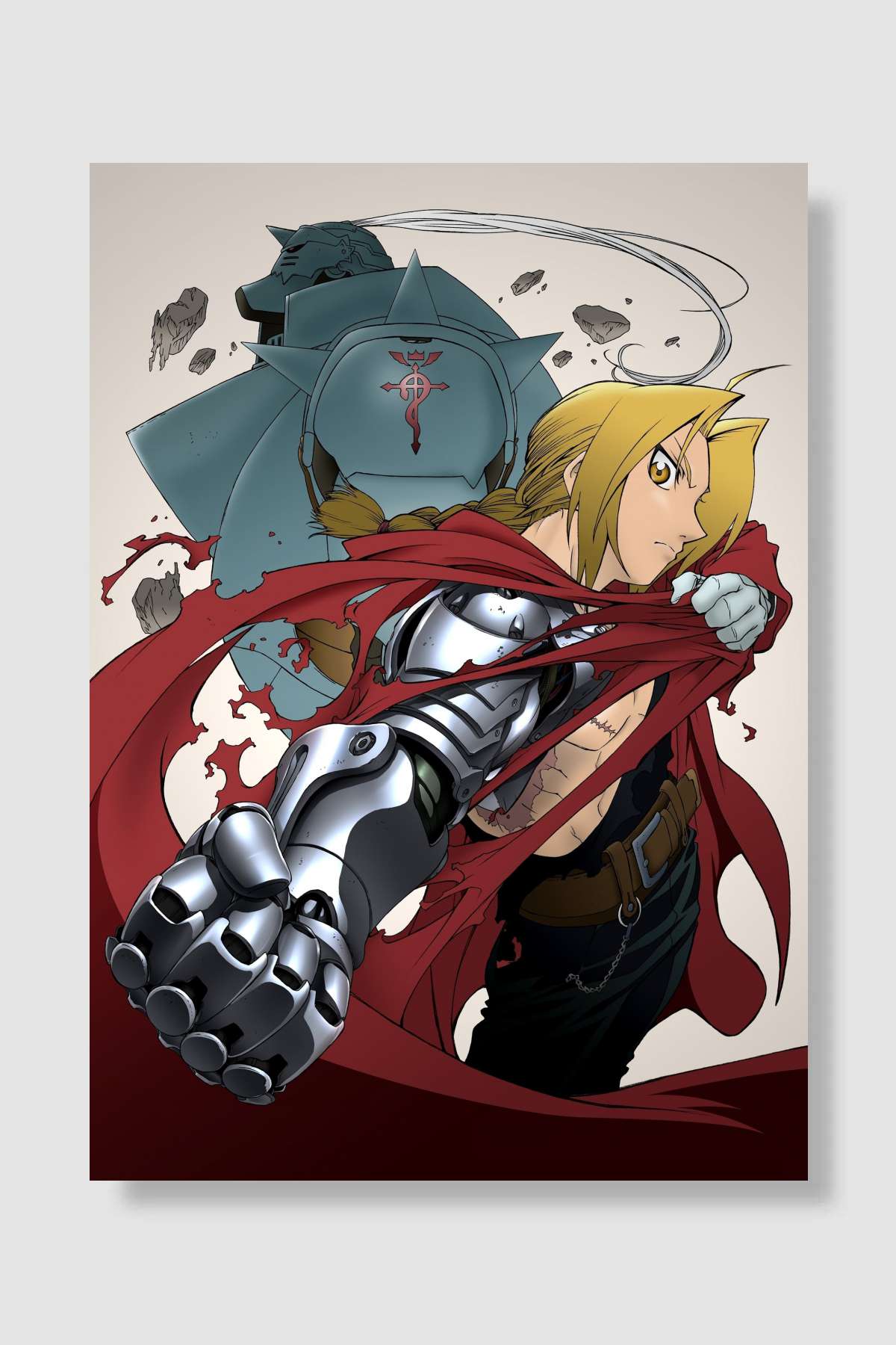 Metal Simyacı - 鋼の錬金術師 Dizi Poster Çerçevesiz Yüksek Kalite Dizi Afiş Duvar Poster