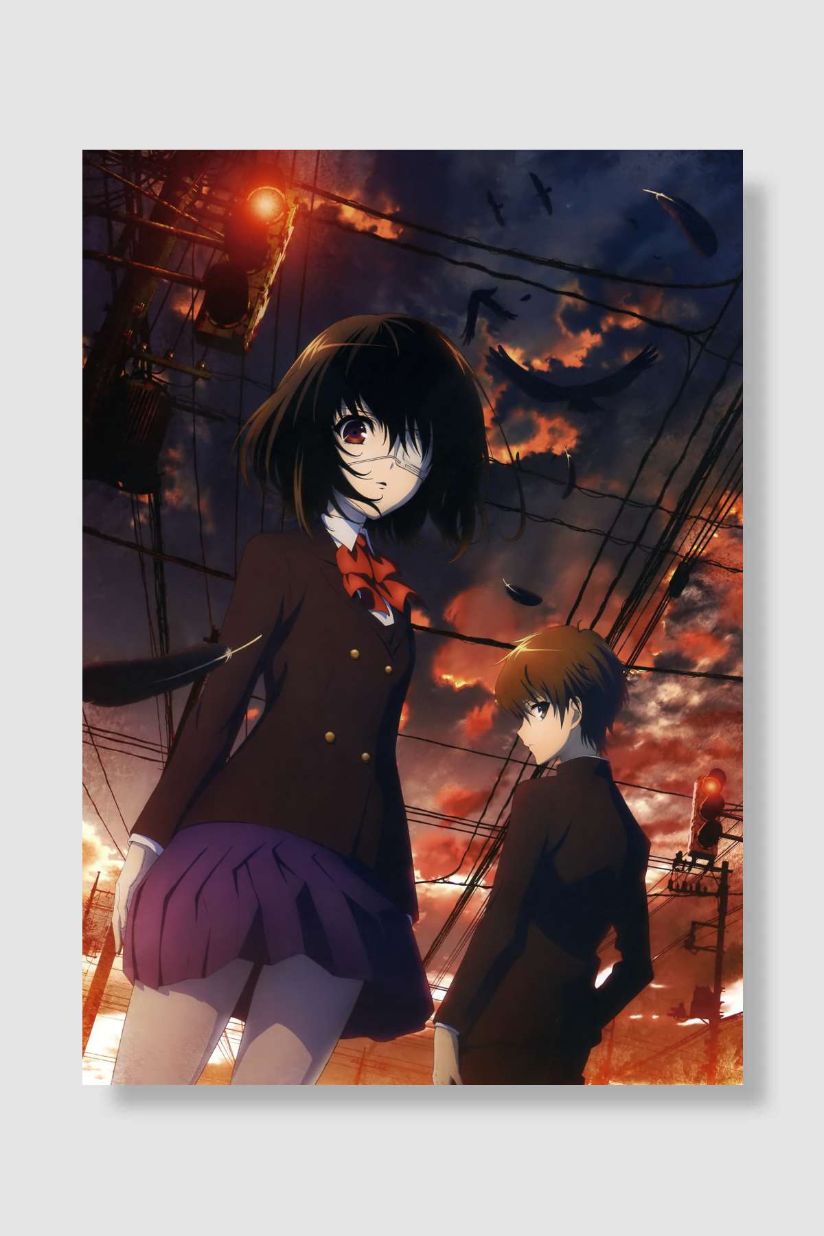 Another Dizi Poster Çerçevesiz Yüksek Kalite Dizi Afiş Duvar Poster