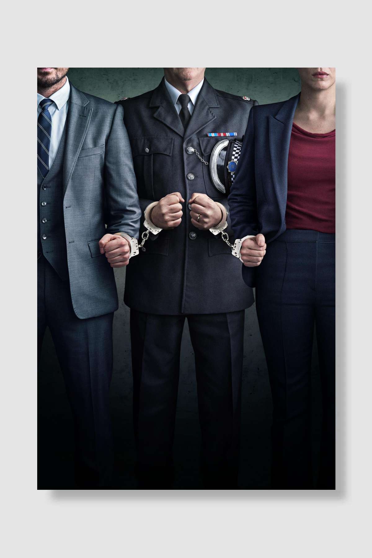 Line of Duty Dizi Poster Çerçevesiz Yüksek Kalite Dizi Afiş Duvar Poster