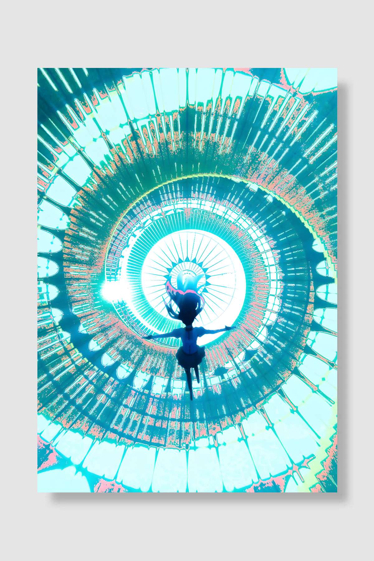 化物語 Dizi Poster Çerçevesiz Yüksek Kalite Dizi Afiş Duvar Poster