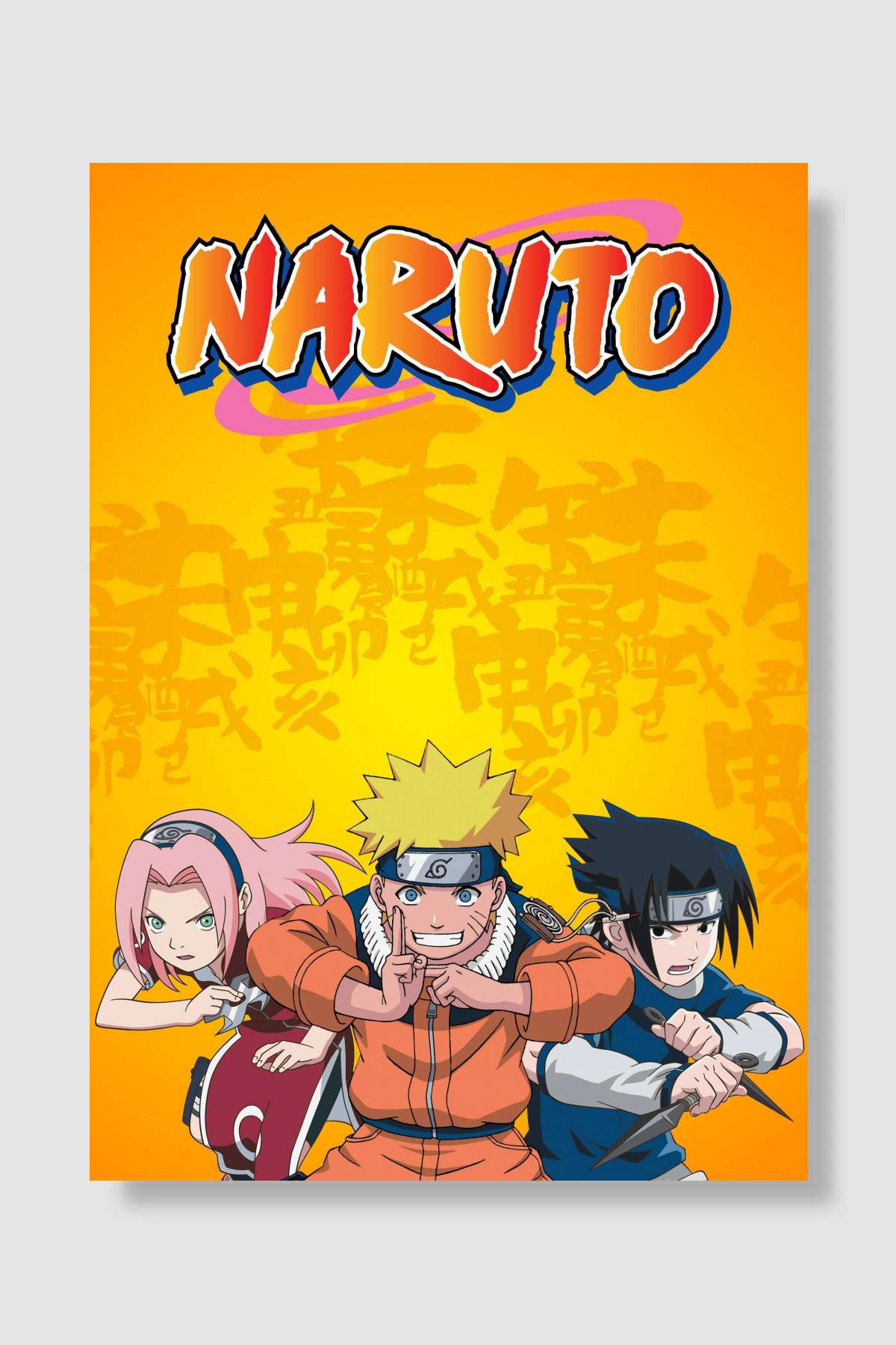Naruto - ナルト Dizi Poster Çerçevesiz Yüksek Kalite Dizi Afiş Duvar Poster