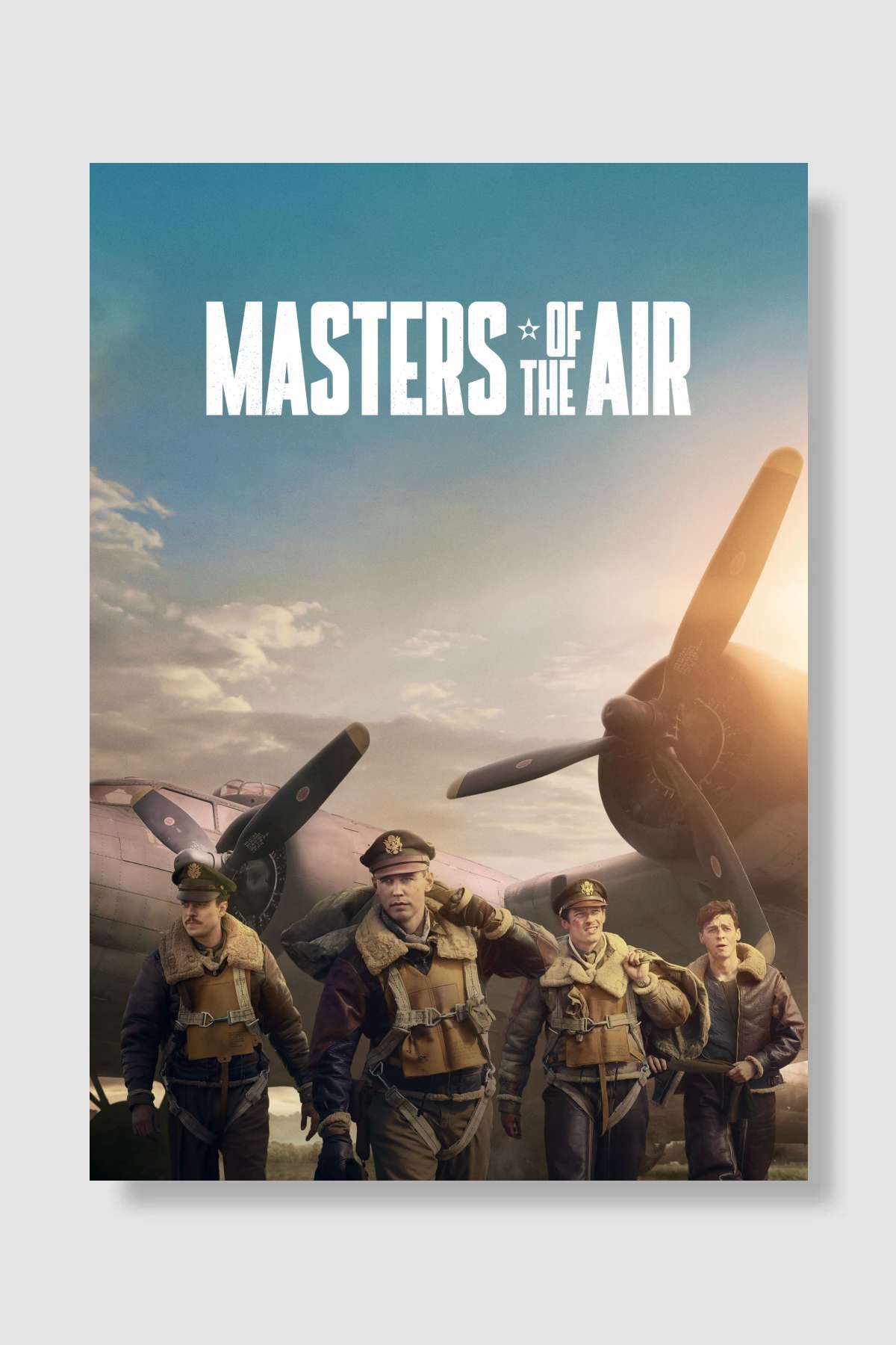 Masters of the Air Dizi Poster Çerçevesiz Yüksek Kalite Dizi Afiş Duvar Poster