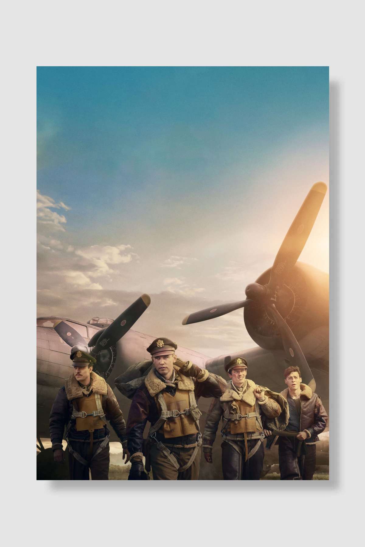 Masters of the Air Dizi Poster Çerçevesiz Yüksek Kalite Dizi Afiş Duvar Poster