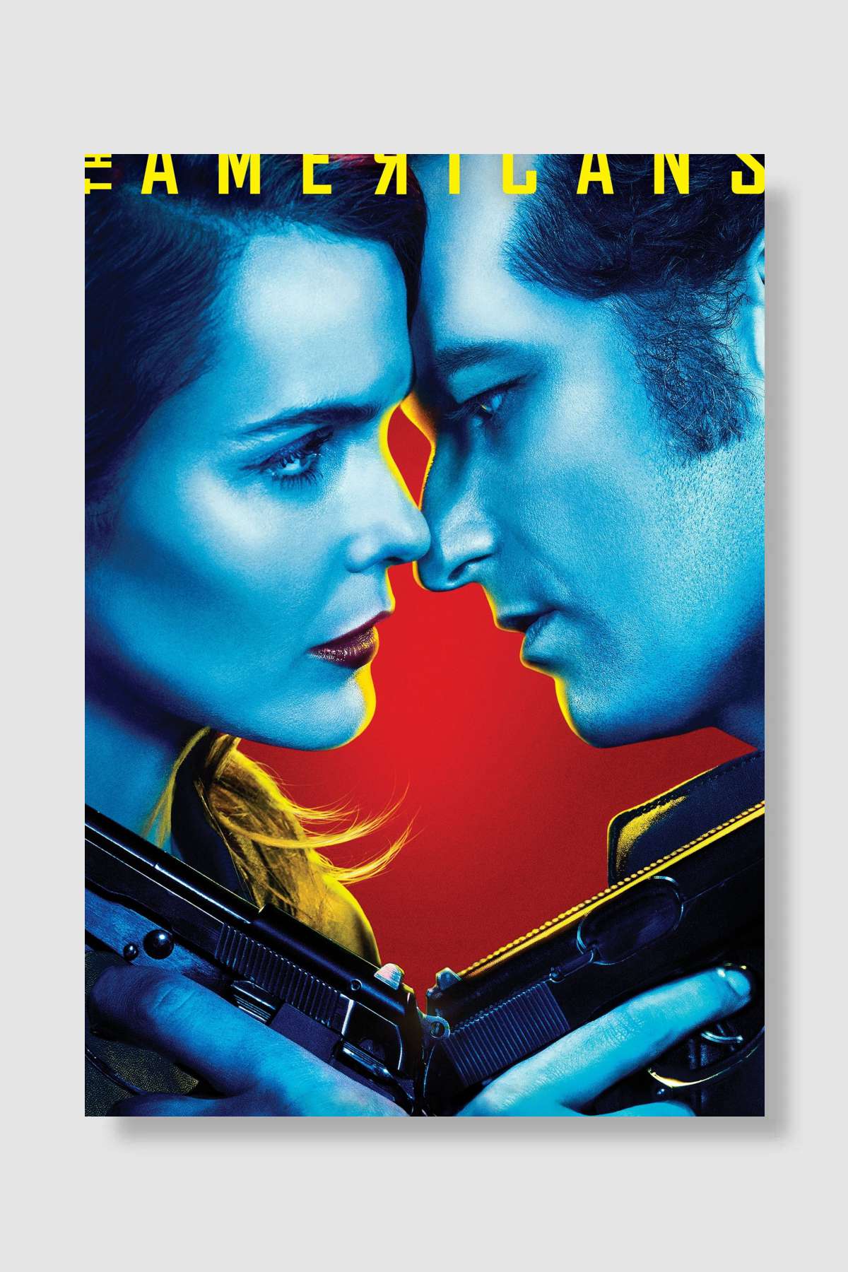 The Americans Dizi Poster Çerçevesiz Yüksek Kalite Dizi Afiş Duvar Poster