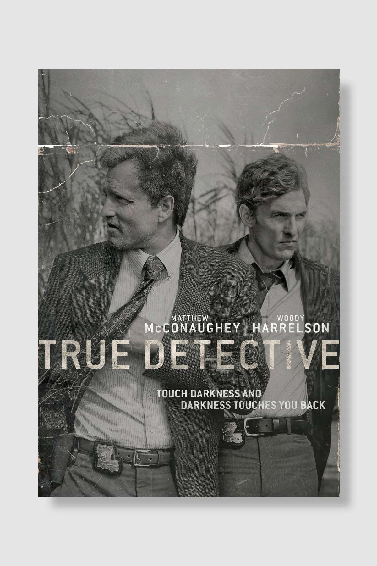 True Detective Dizi Poster Çerçevesiz Yüksek Kalite Dizi Afiş Duvar Poster