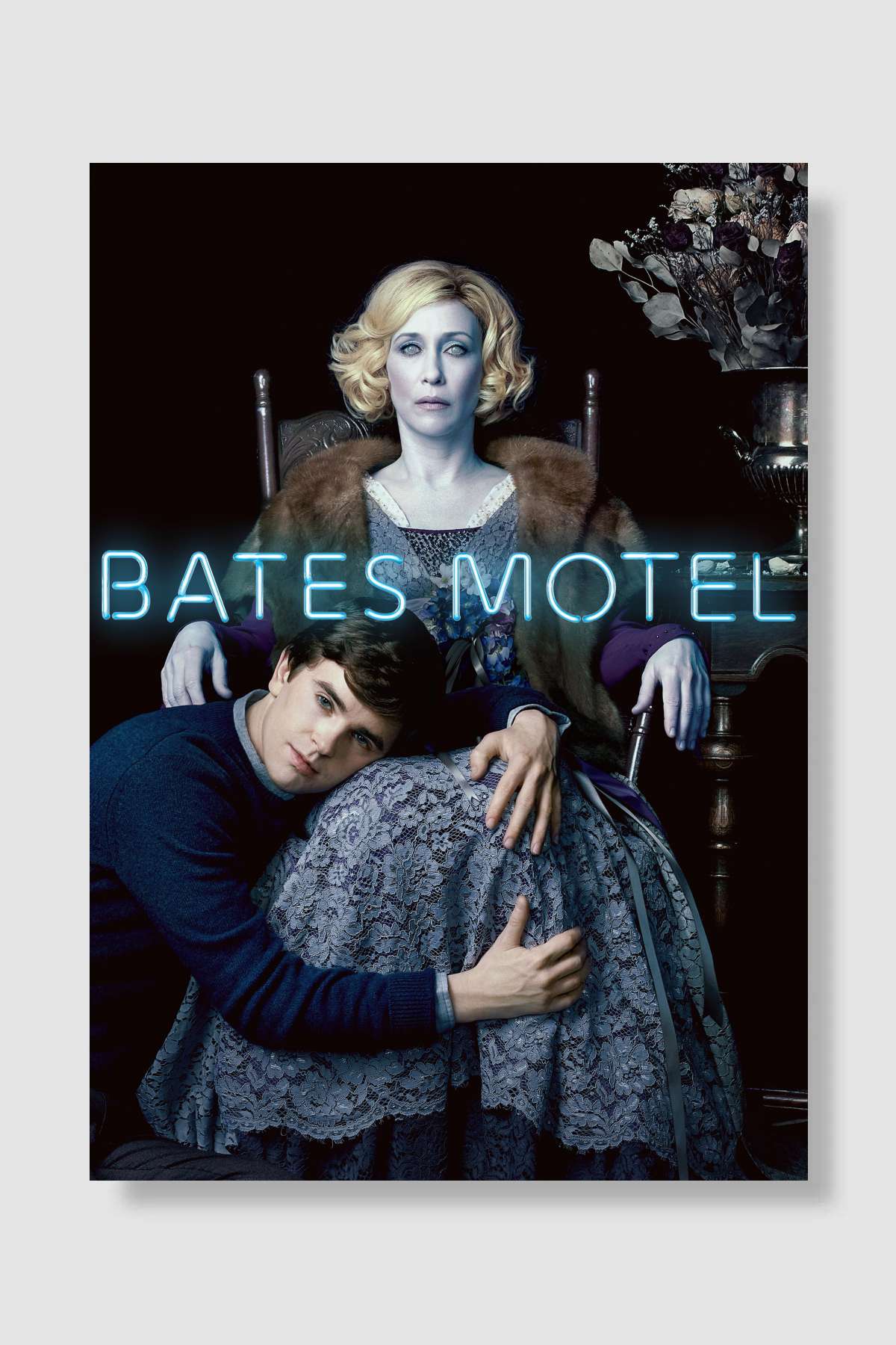 Bates Motel Dizi Poster Çerçevesiz Yüksek Kalite Dizi Afiş Duvar Poster