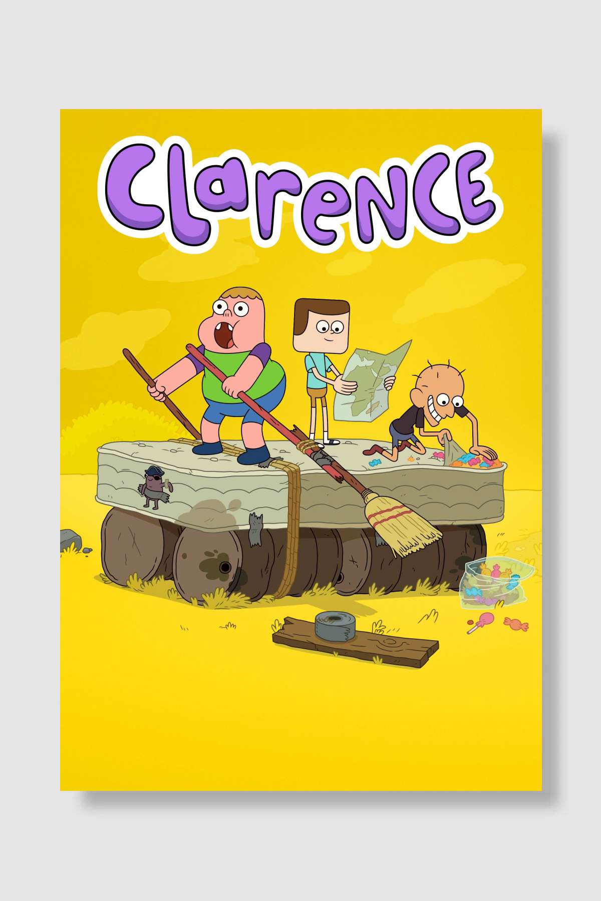 Clarence Dizi Poster Çerçevesiz Yüksek Kalite Dizi Afiş Duvar Poster
