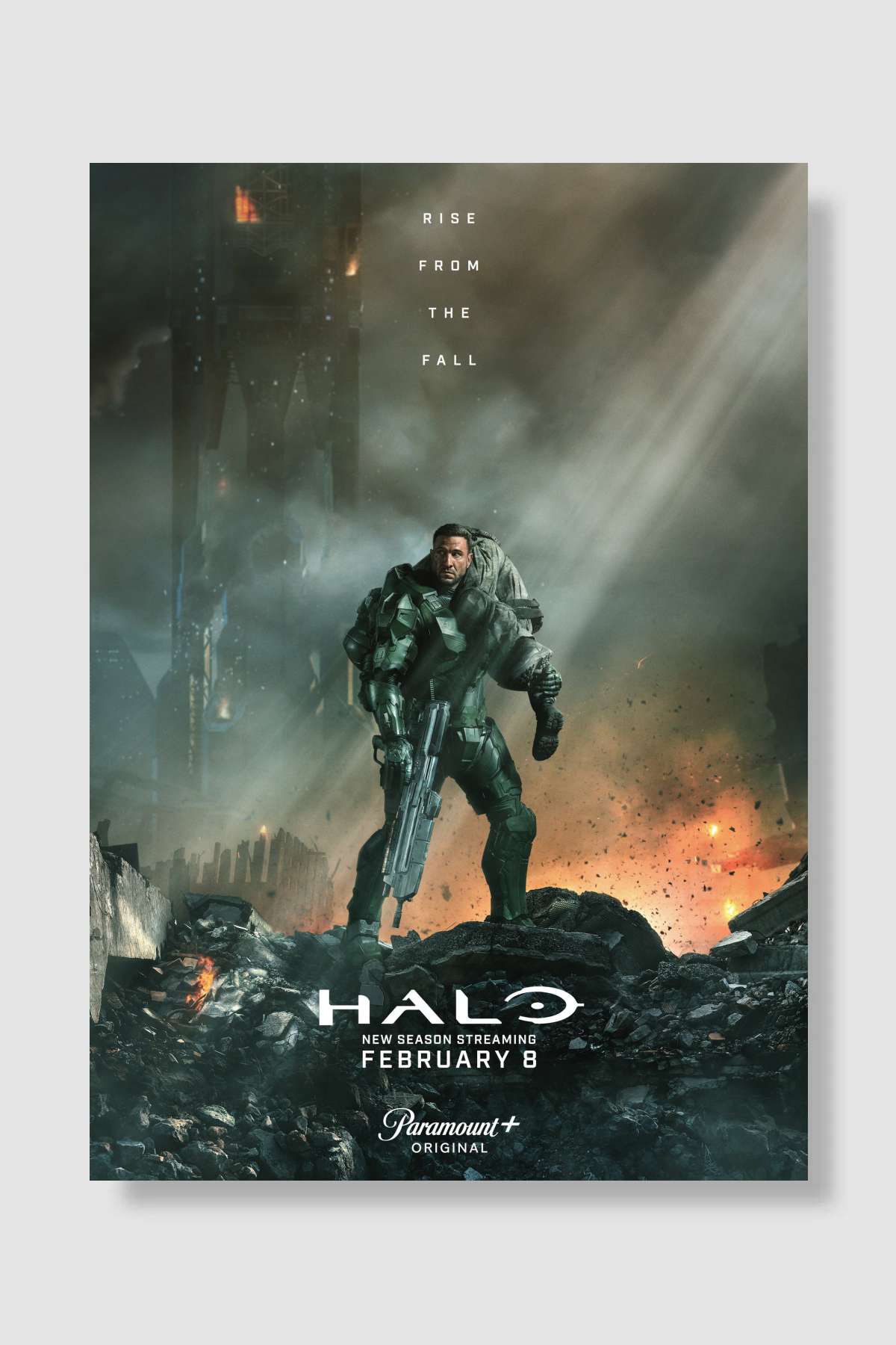 Halo Dizi Poster Çerçevesiz Yüksek Kalite Dizi Afiş Duvar Poster