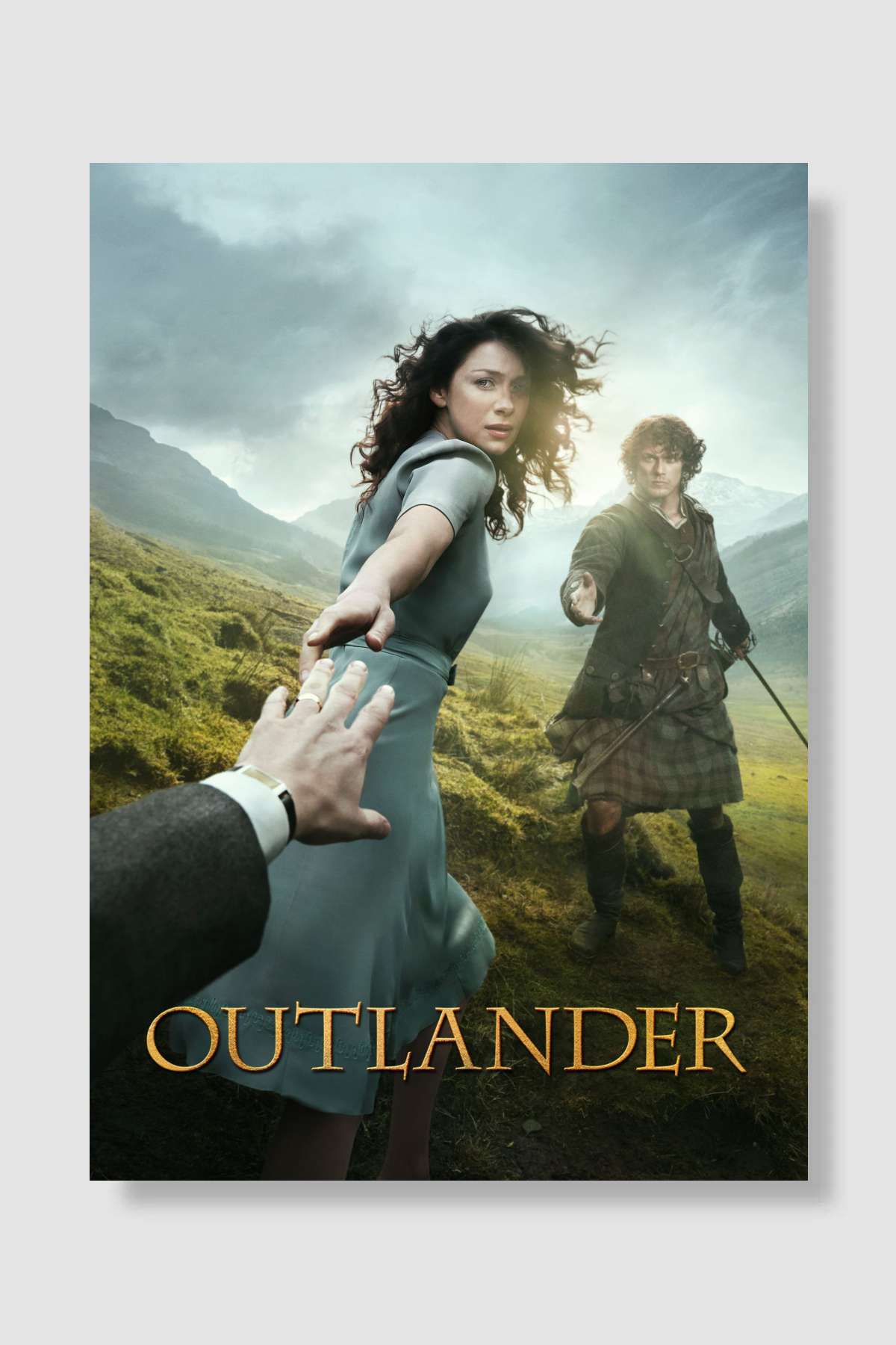 Outlander Dizi Poster Çerçevesiz Yüksek Kalite Dizi Afiş Duvar Poster