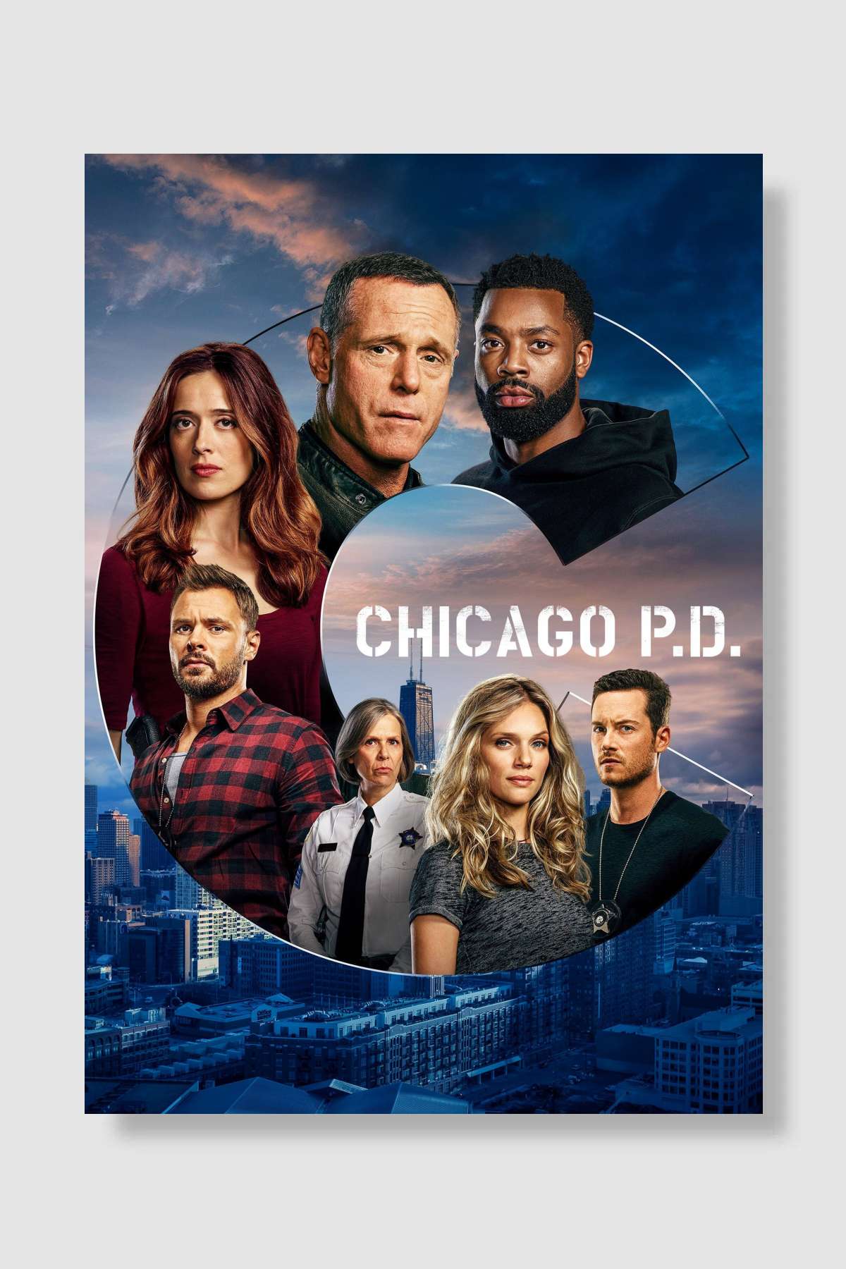 Chicago P.D. Dizi Poster Çerçevesiz Yüksek Kalite Dizi Afiş Duvar Poster