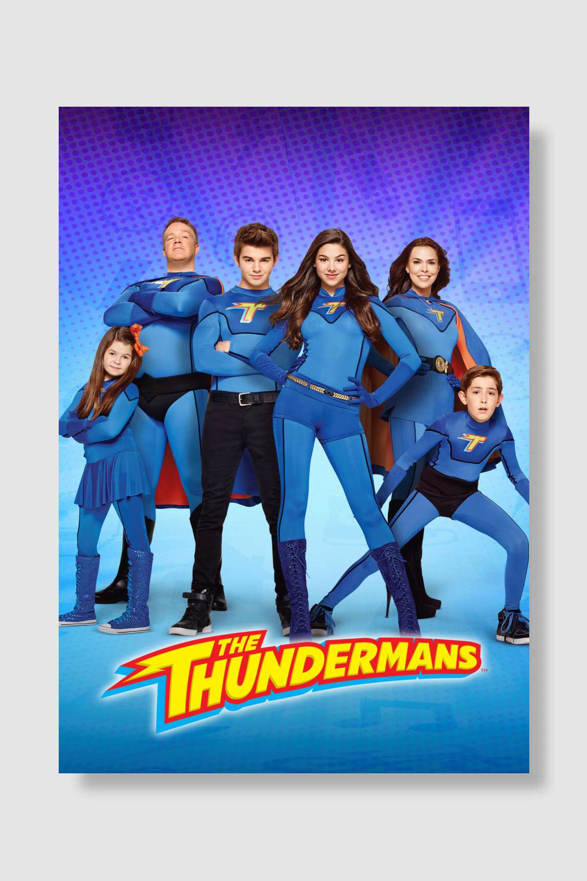 The Thundermans Dizi Poster Çerçevesiz Yüksek Kalite Dizi Afiş Duvar Poster
