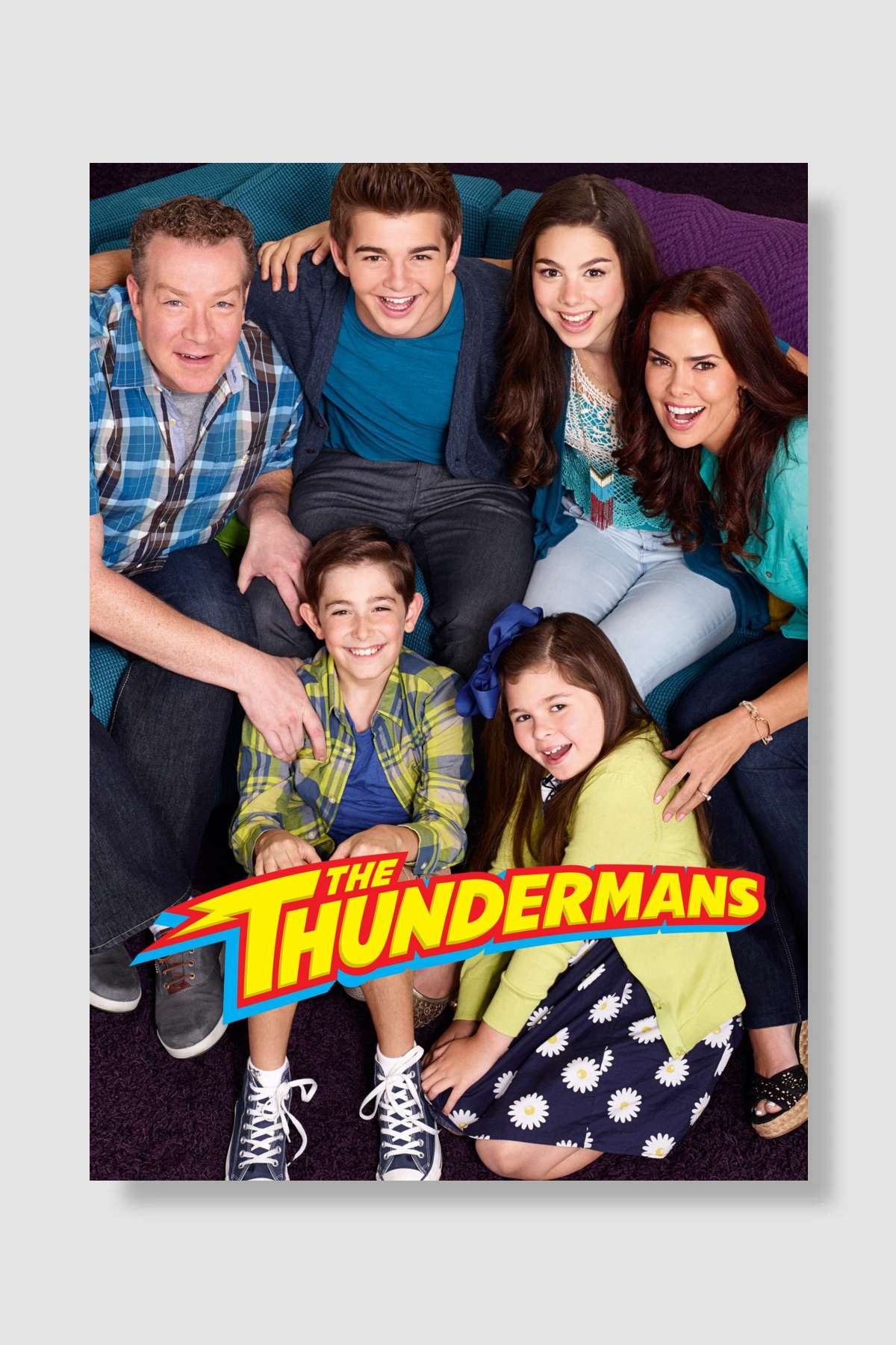 The Thundermans Dizi Poster Çerçevesiz Yüksek Kalite Dizi Afiş Duvar Poster