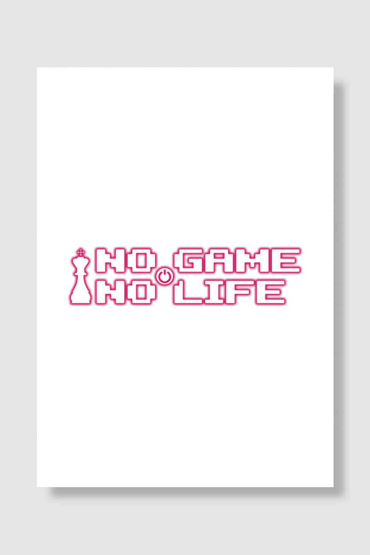 No Game, No Life - ノーゲーム･ノーライフ Dizi Poster Çerçevesiz Yüksek Kalite Dizi Afiş Duvar Poster