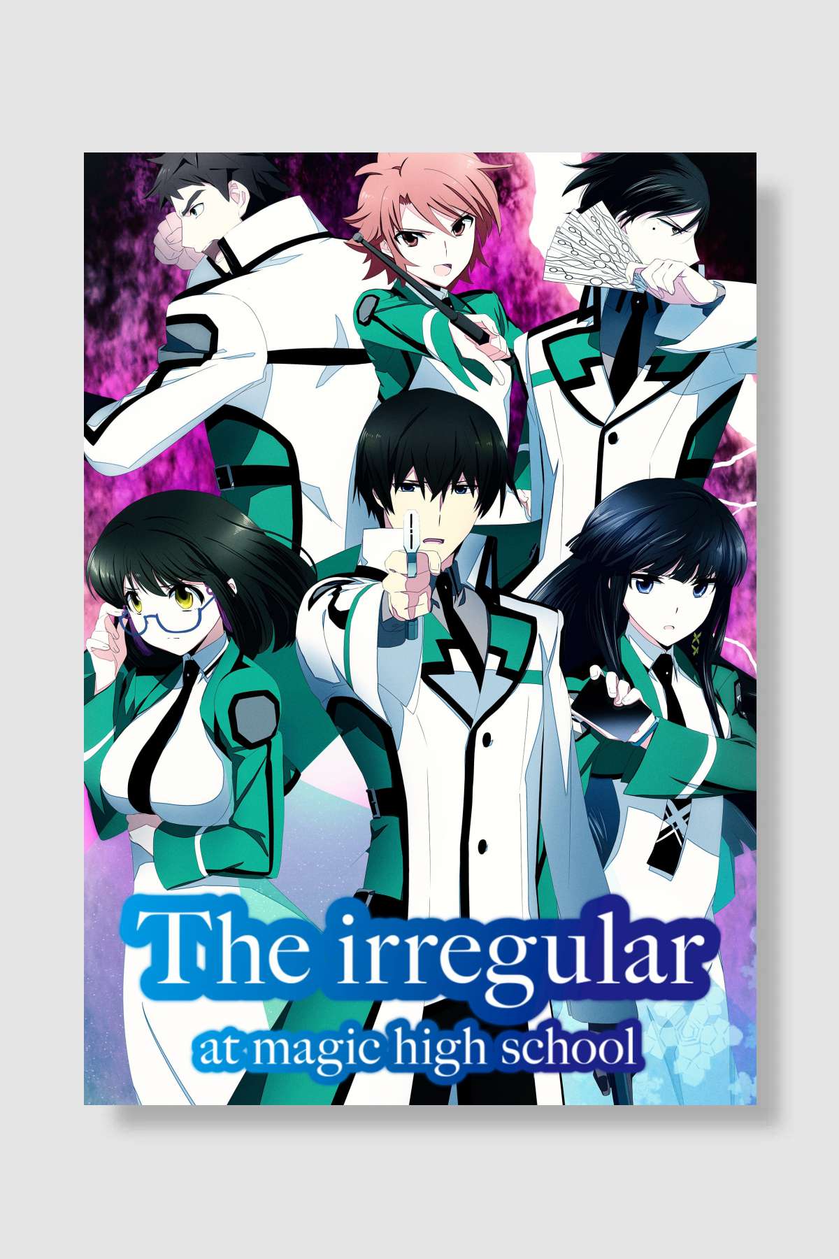 魔法科高校の劣等生 Dizi Poster Çerçevesiz Yüksek Kalite Dizi Afiş Duvar Poster